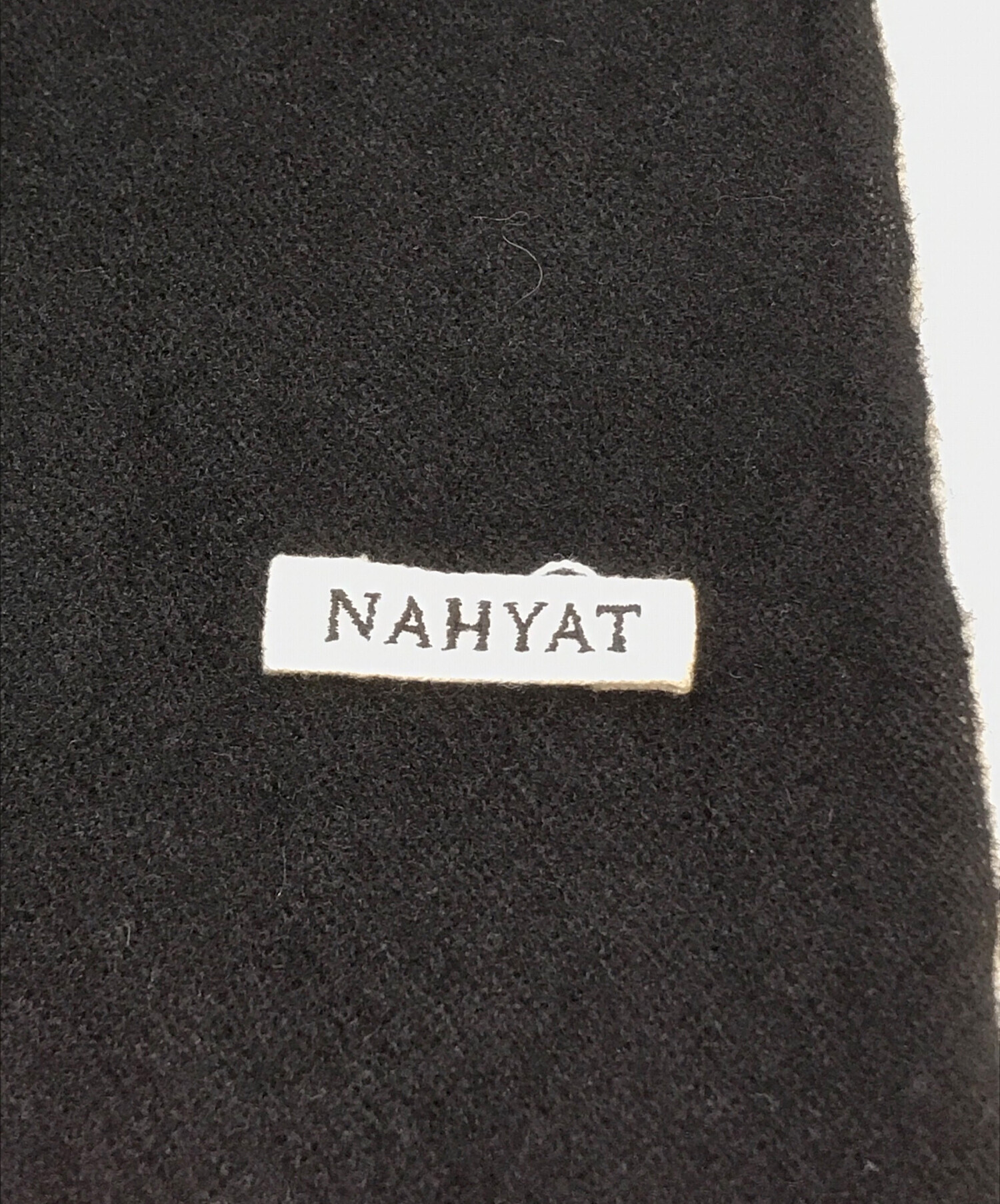 中古・古着通販】Nahyat (ナヤット) マフラー ブラック｜ブランド