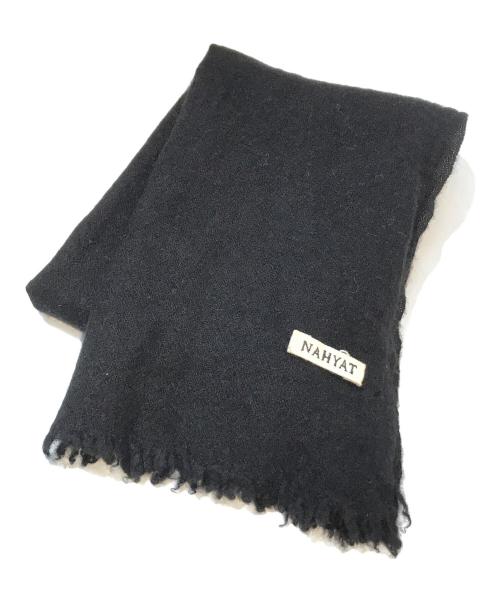 ahyat　ナヤット/マフラー/ウール/ブラック/スヌードマフラー 中古・古着通販】Nahyat (ナヤット) マフラー ブラック｜ブランド