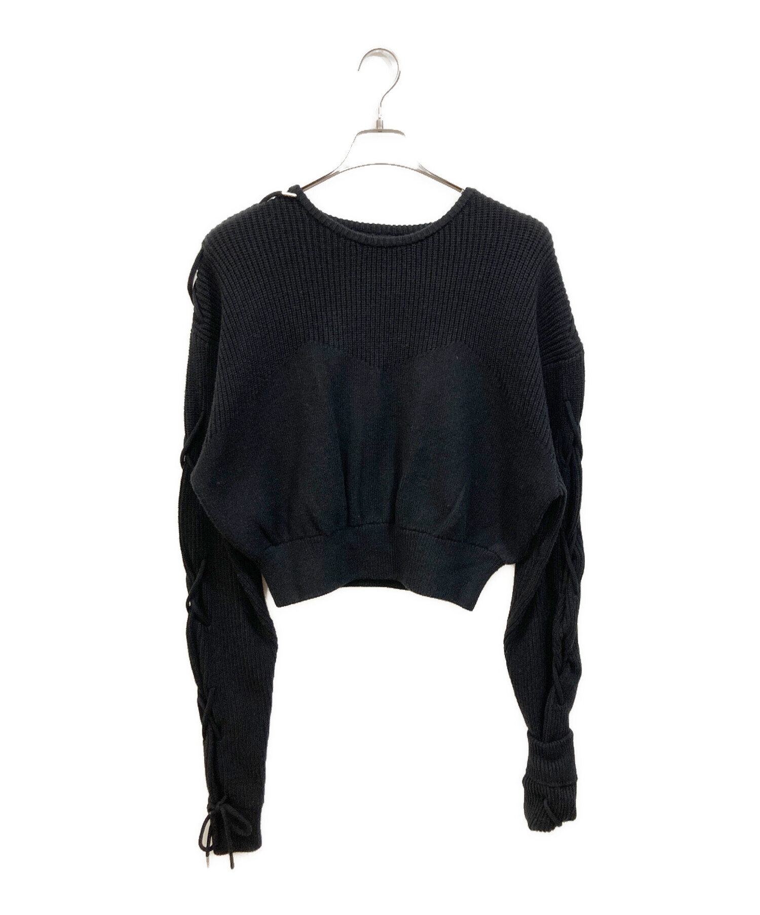 中古・古着通販】PAMEO POSE (パメオポーズ) Sleeve Ribbon Knit