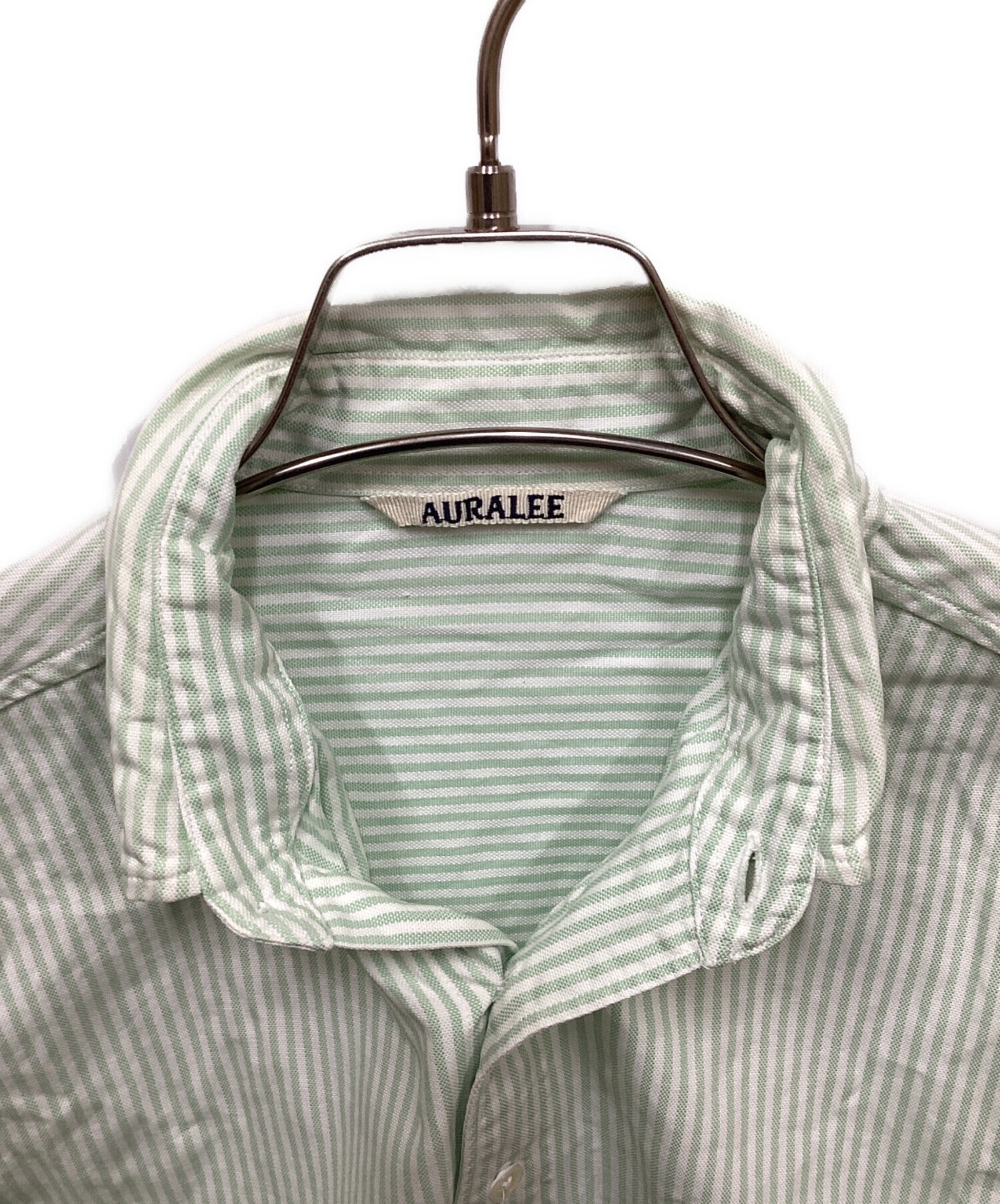 中古・古着通販】AURALEE (オーラリー) CANDY STRIPE BD SHIRT