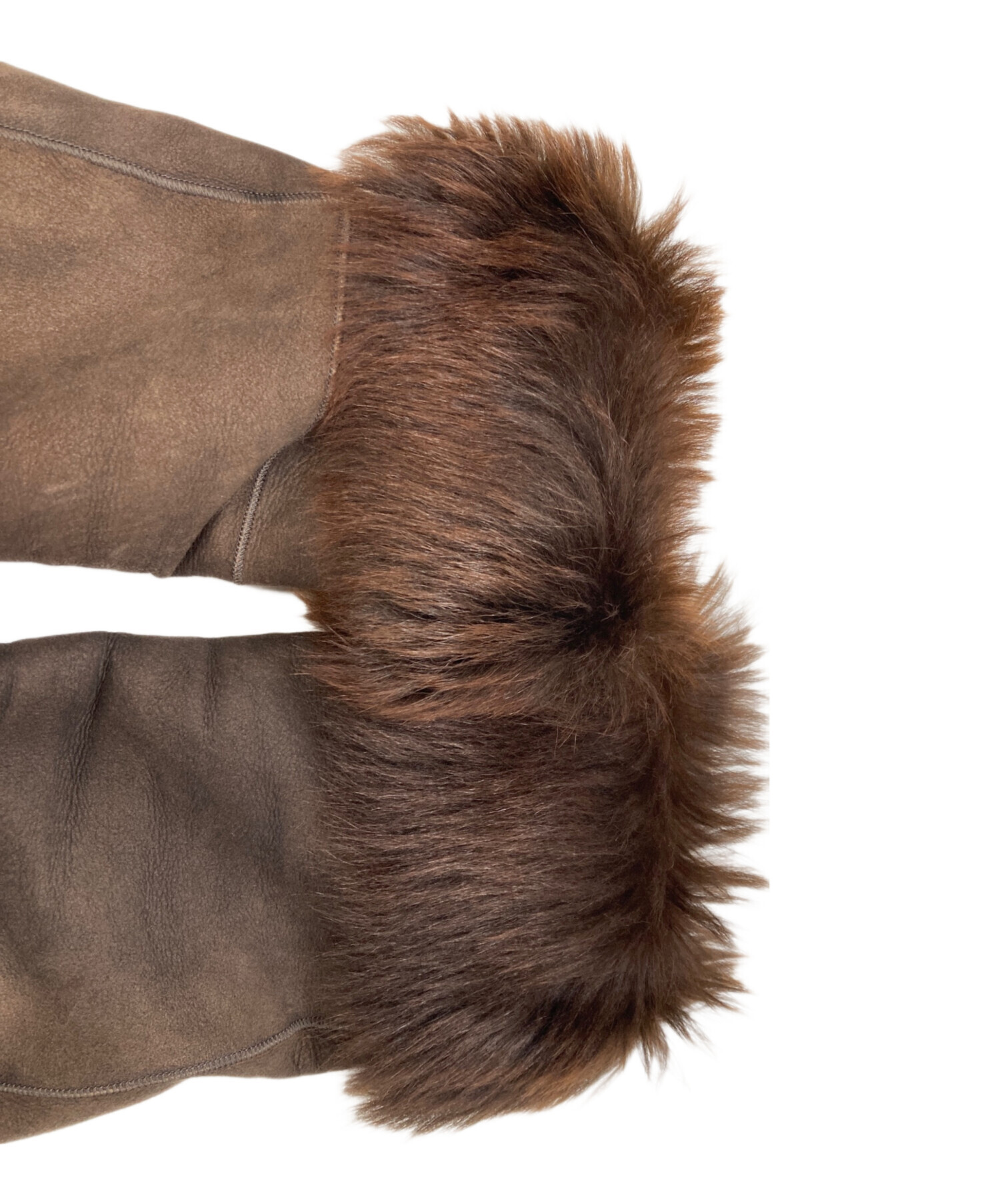 中古・古着通販】JOSEPH (ジョゼフ) ムートンコート ブラウン サイズ