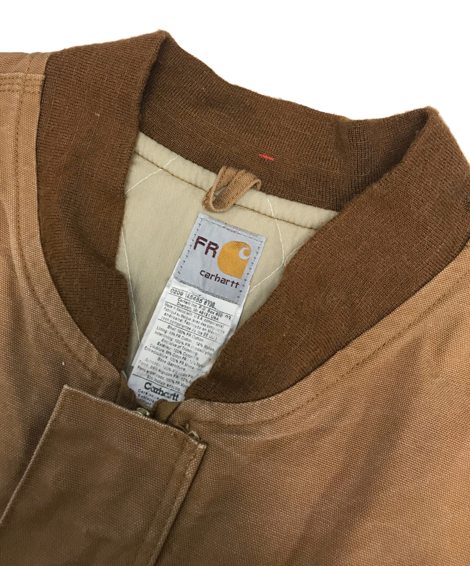 中古・古着通販】CarHartt (カーハート) ダックベスト ブラウン サイズ