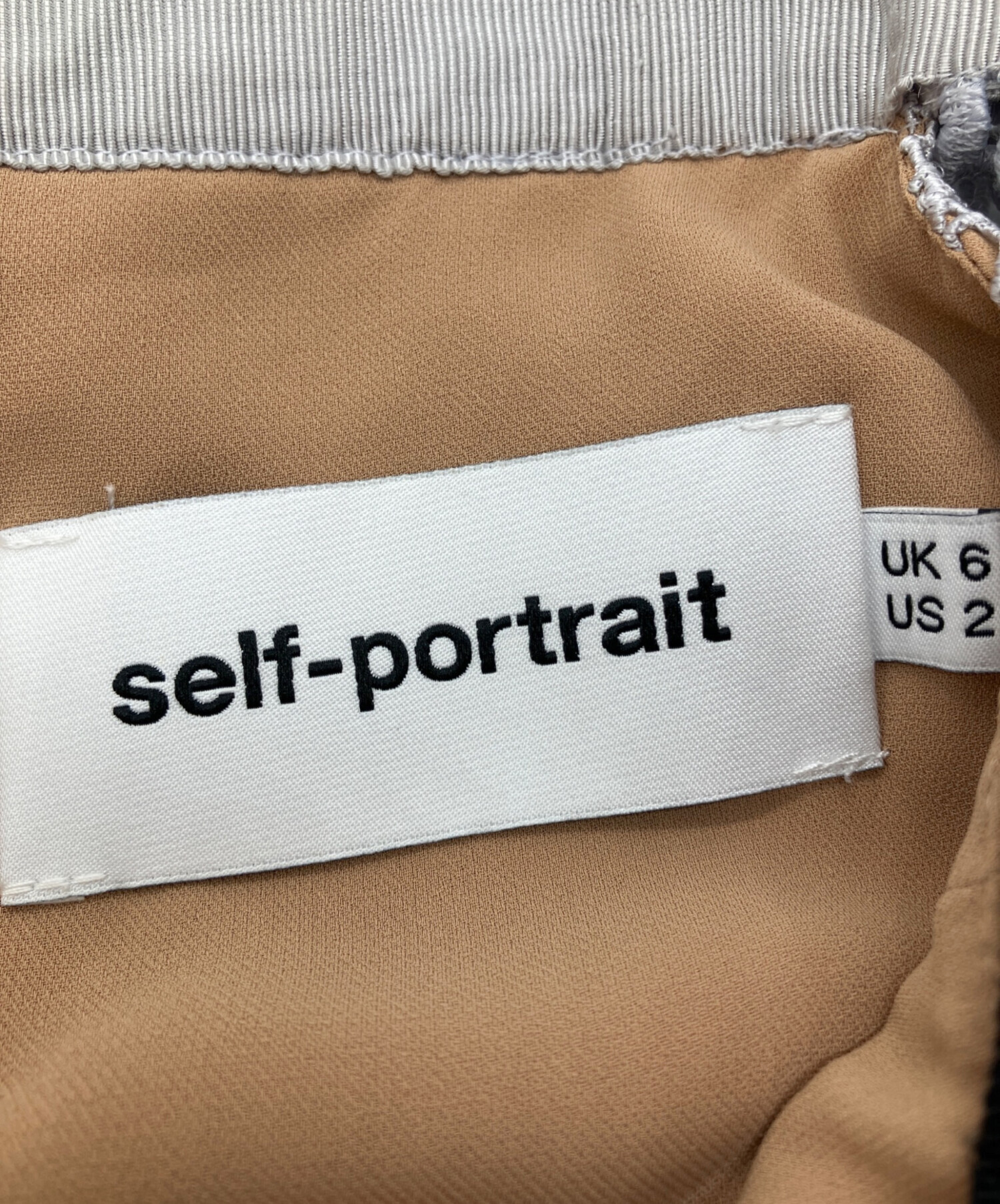 R*A様 セルフポートレイト ワンピース レース クリーム UK6 未使用Dia 中古・古着通販】SELF PORTRAIT (セルフ ポートレイト) レース