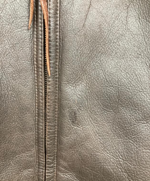 中古・古着通販】SLOWGUN (スロウガン) ムートンジャケット ブラウン