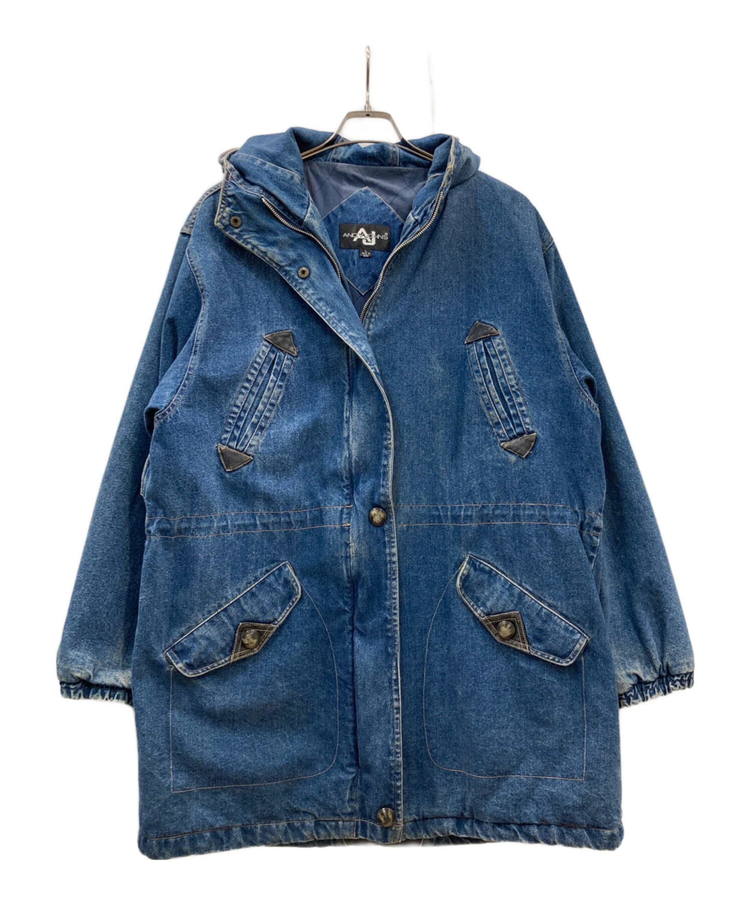 中古・古着通販】andy johns (アンディ・ジョンズ) デニムモッズコート 
