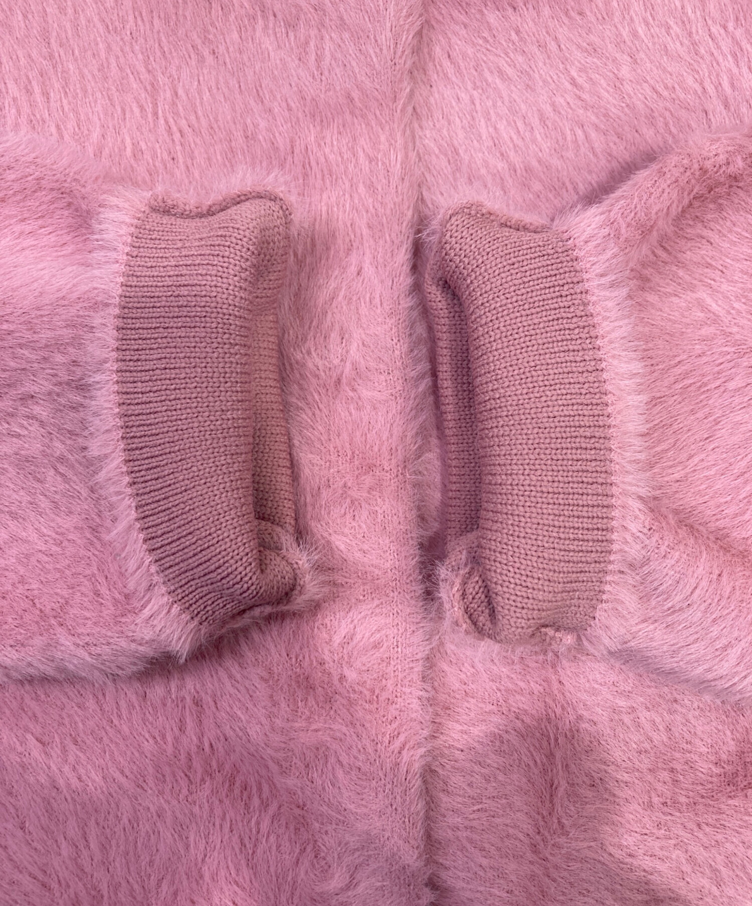 PLST フェザーヤーン2wayカーディガン　ピンク PLST フェザーヤーン2wayカーディガン ピンク