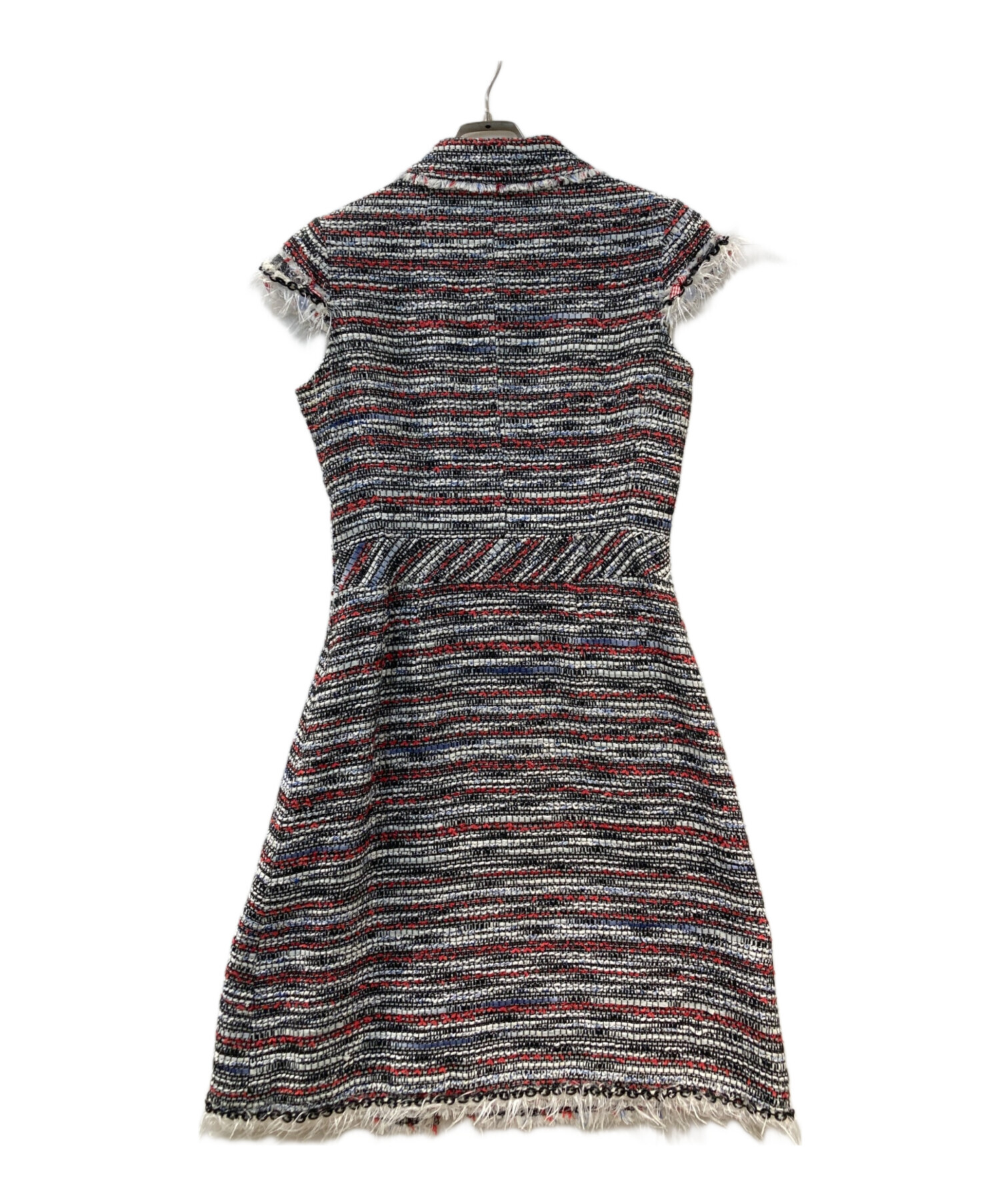 中古・古着通販】Rene (ルネ) ツイードワンピース マルチカラー サイズ