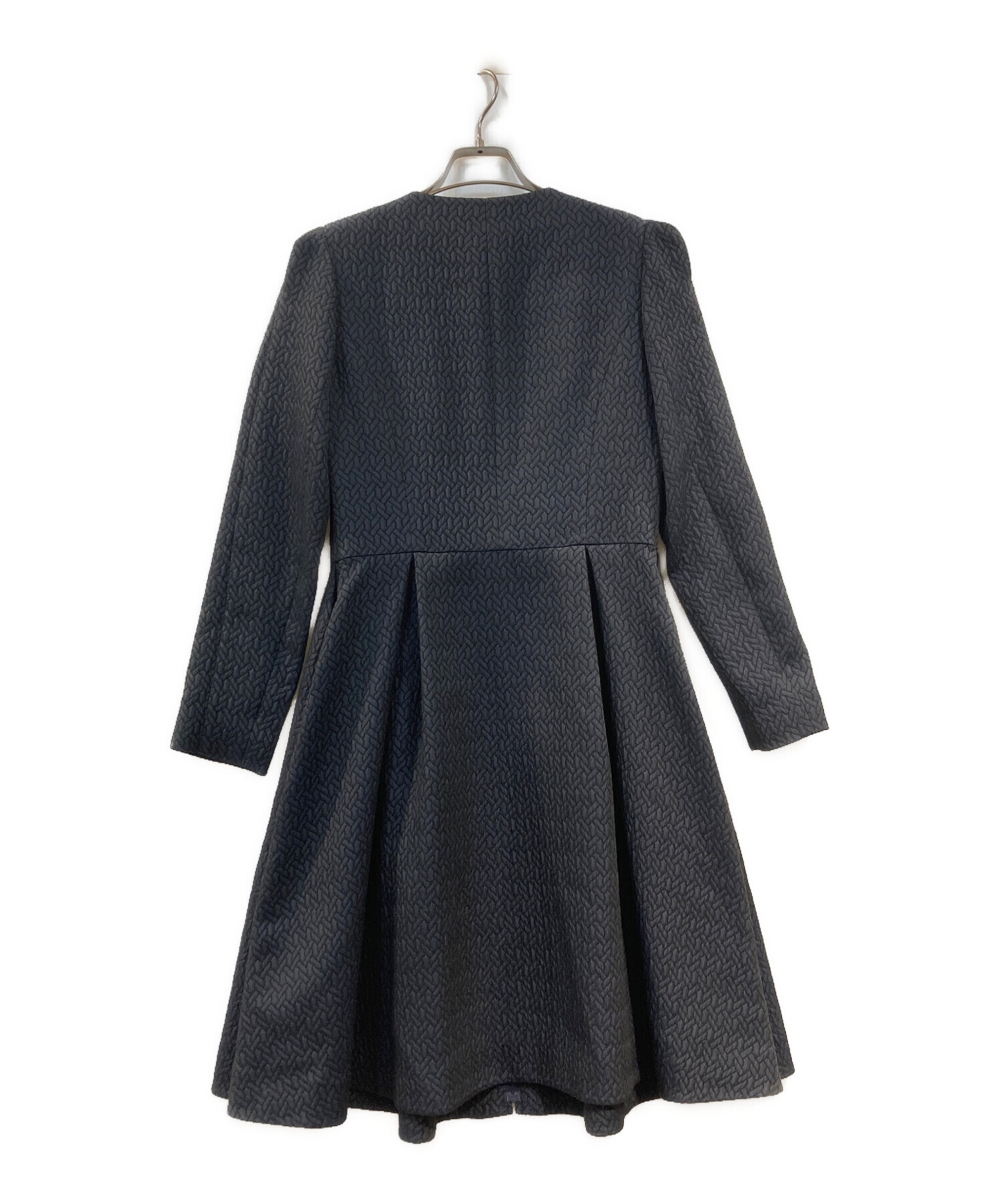 中古・古着通販】Rene (ルネ) フロントジップワンピース ネイビー