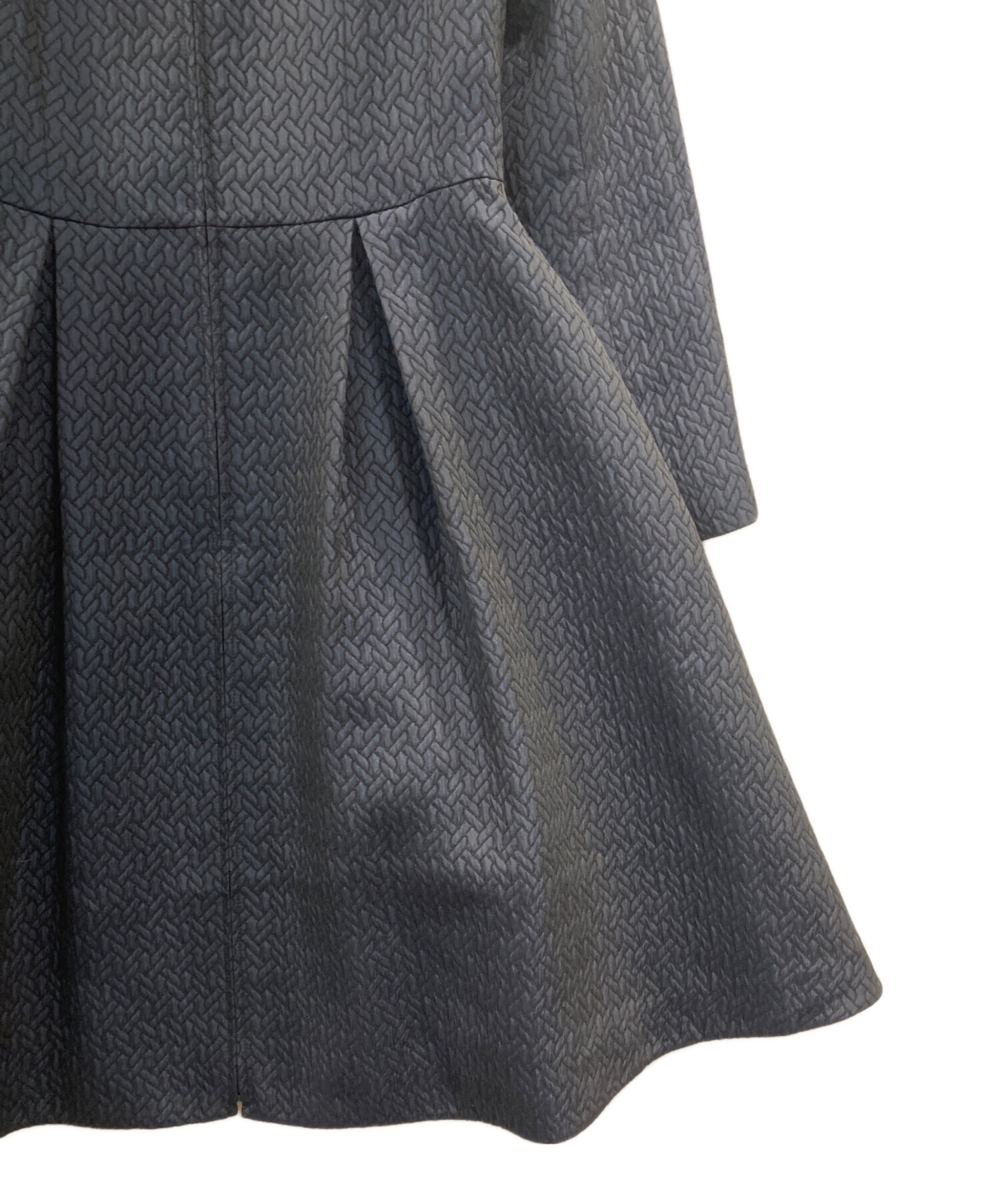 中古・古着通販】Rene (ルネ) フロントジップワンピース ネイビー