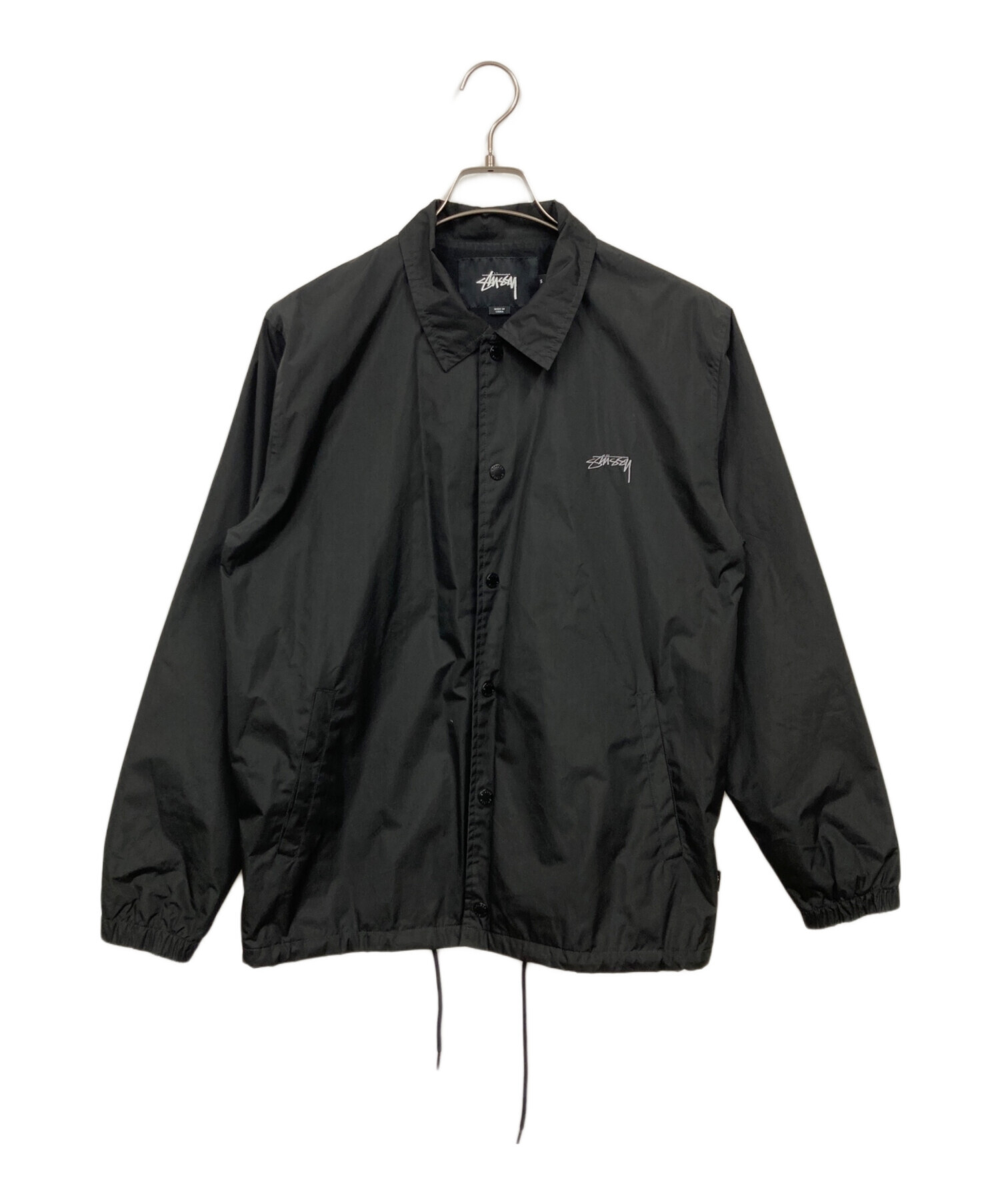 中古・古着通販】stussy (ステューシー) コーチジャケット ブラック