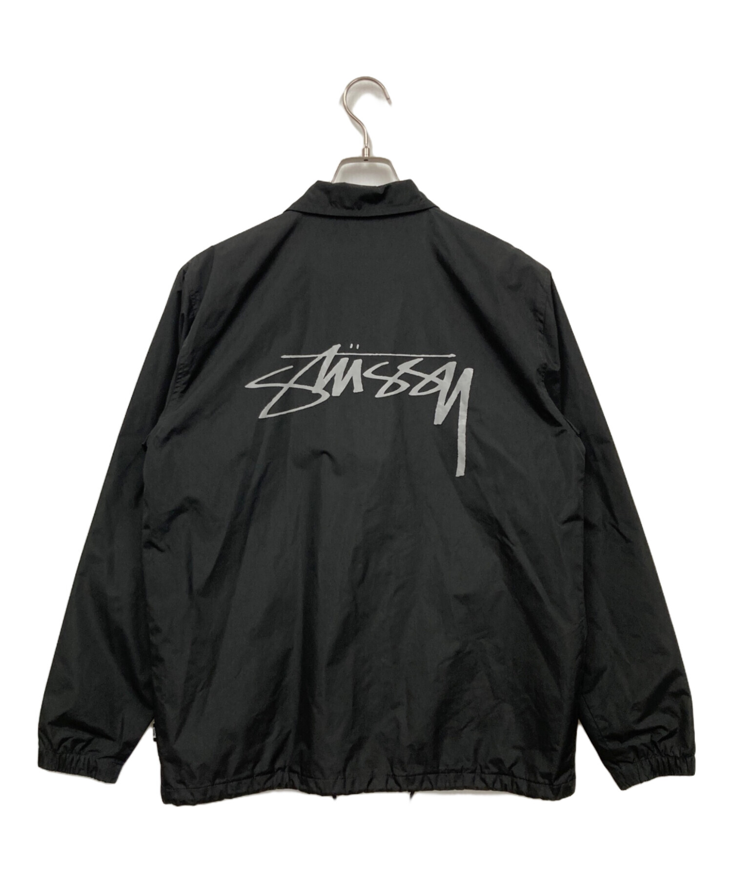 【中古】ステューシー STUSSY COACH JACKET コーチジャケット S 黒 /MI ■OS メンズ 中古・古着通販】stussy (ステューシー) コーチジャケット ブラック
