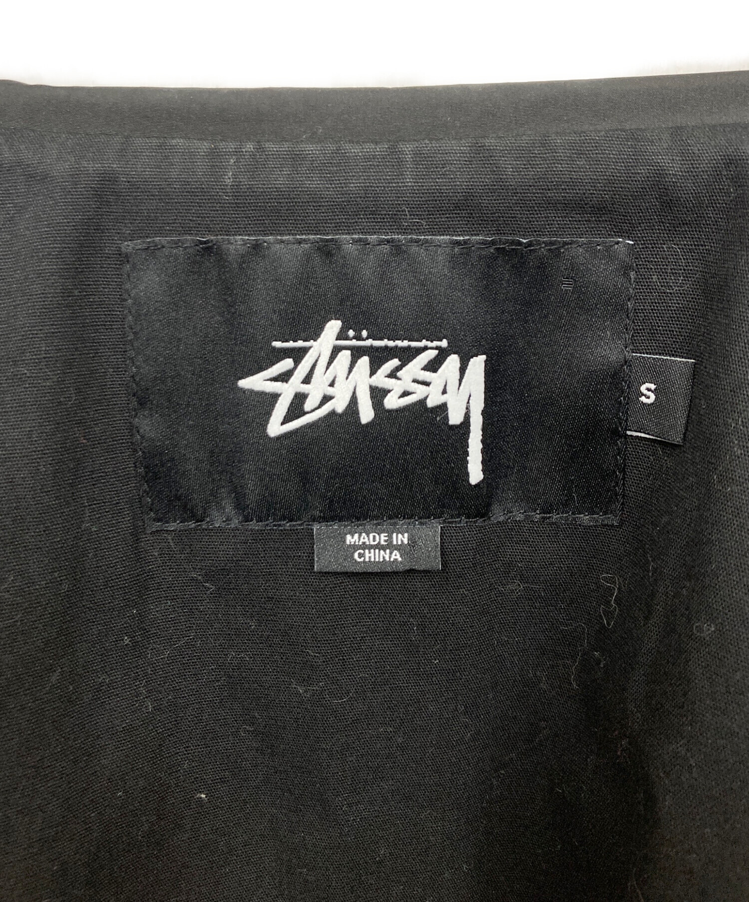 中古・古着通販】stussy (ステューシー) コーチジャケット ブラック