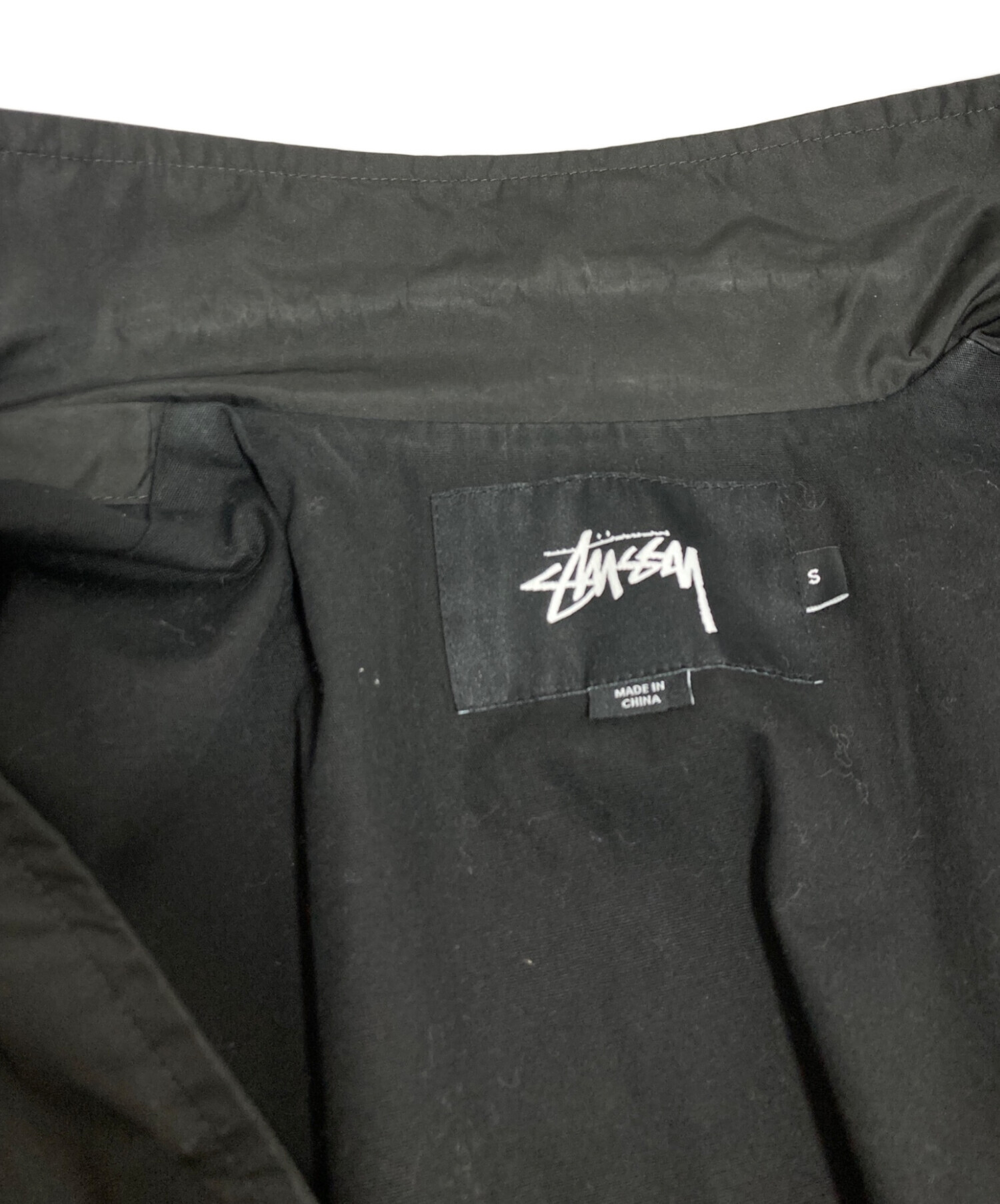 中古・古着通販】stussy (ステューシー) コーチジャケット ブラック 