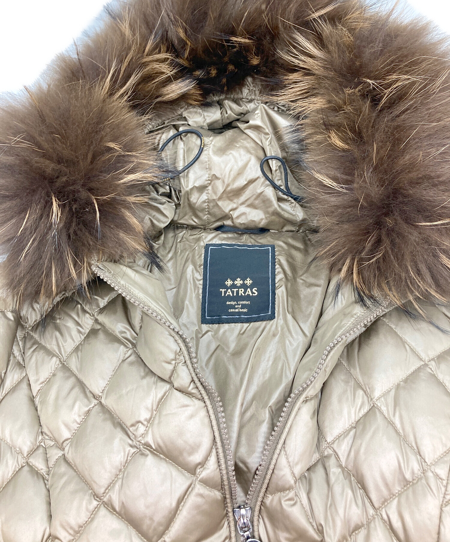 中古・古着通販】TATRAS (タトラス) PALMA/キルティングダウンコート