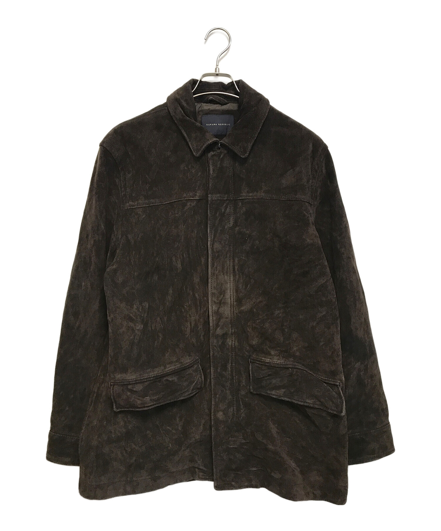 BANANA REPUBLIC スウェードレザージャケット 90s 中古・古着通販】BANANA REPUBLIC (バナナリパブリック) スウェード
