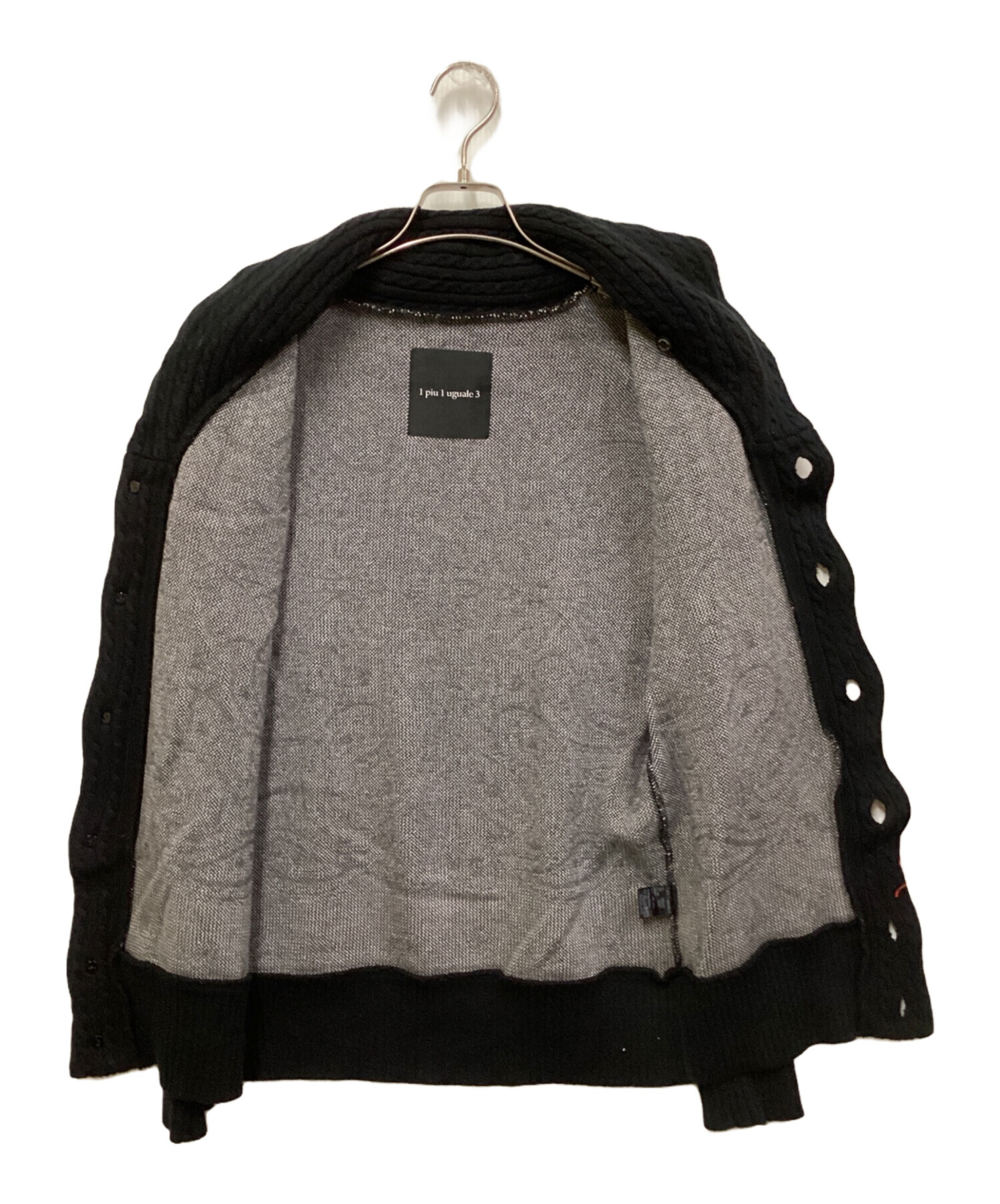 【未使用】1piu1uguale3 メリノウール カーディガン サイズ3 中古・古着通販】1piu1uguale3 (ウノピュウノウグァーレトレ) ショール