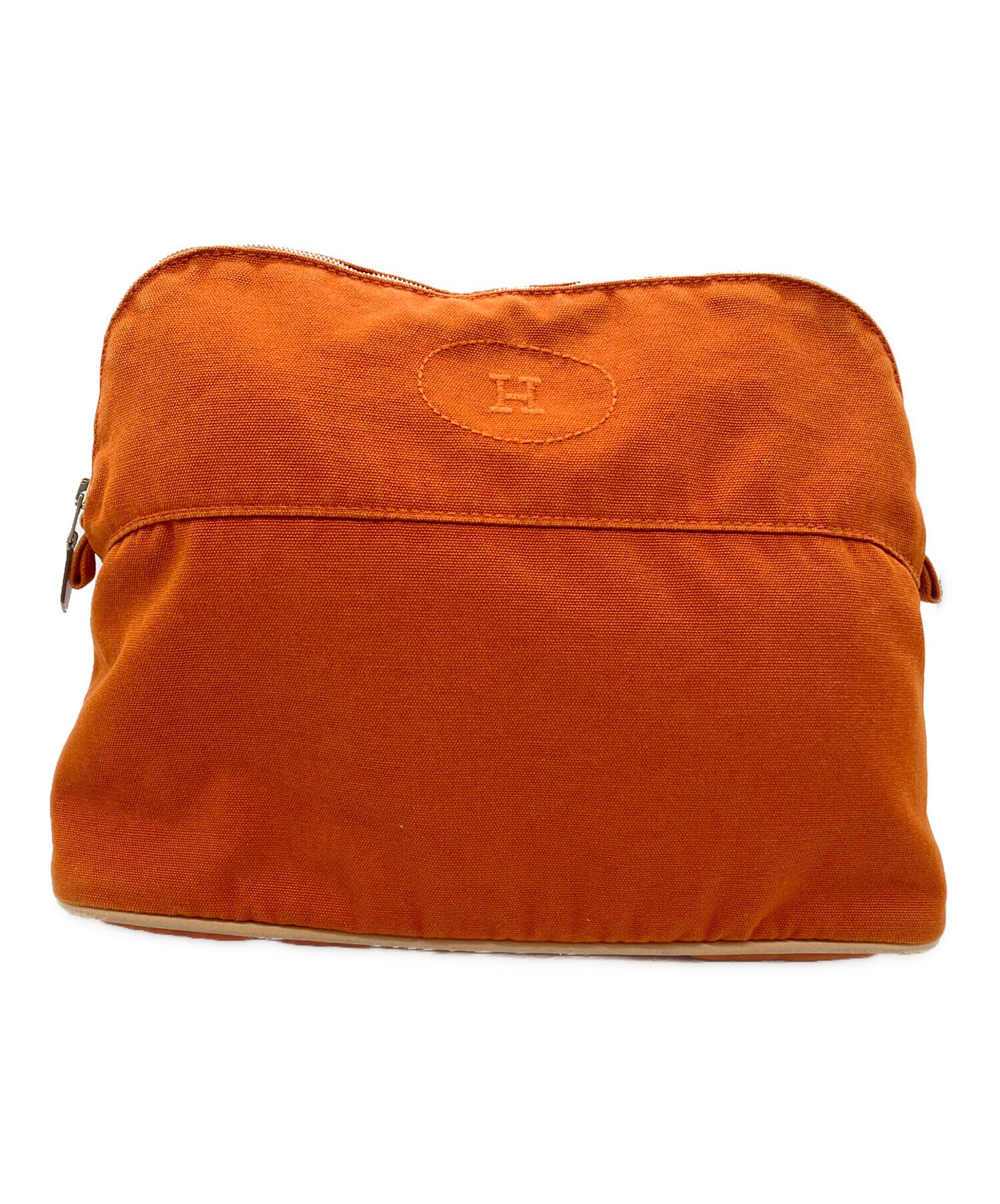 中古・古着通販】HERMES (エルメス) ボリードポーチ 30 オレンジ