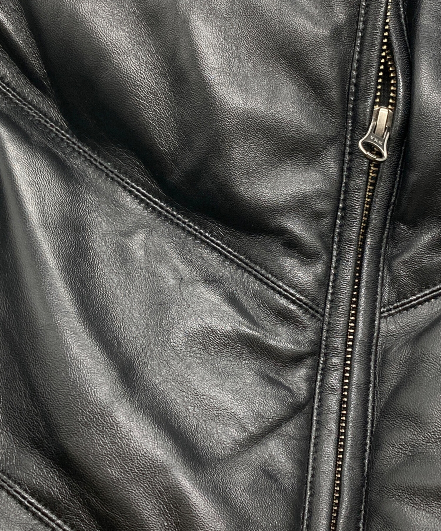 中古・古着通販】LICORICE (リコリス) レザーダウンジャケット