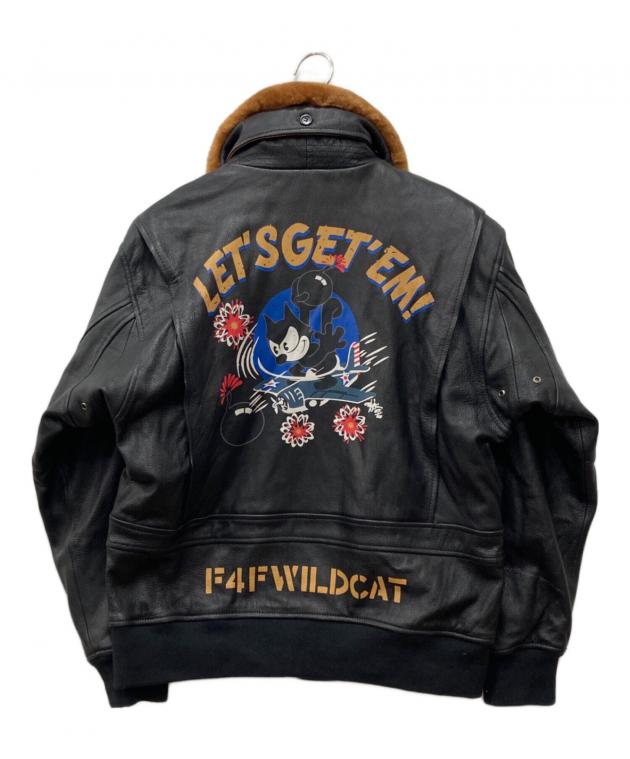 中古・古着通販】AVLEEXFHY (アブリークス) FELIX CAT BOMBER JACKET