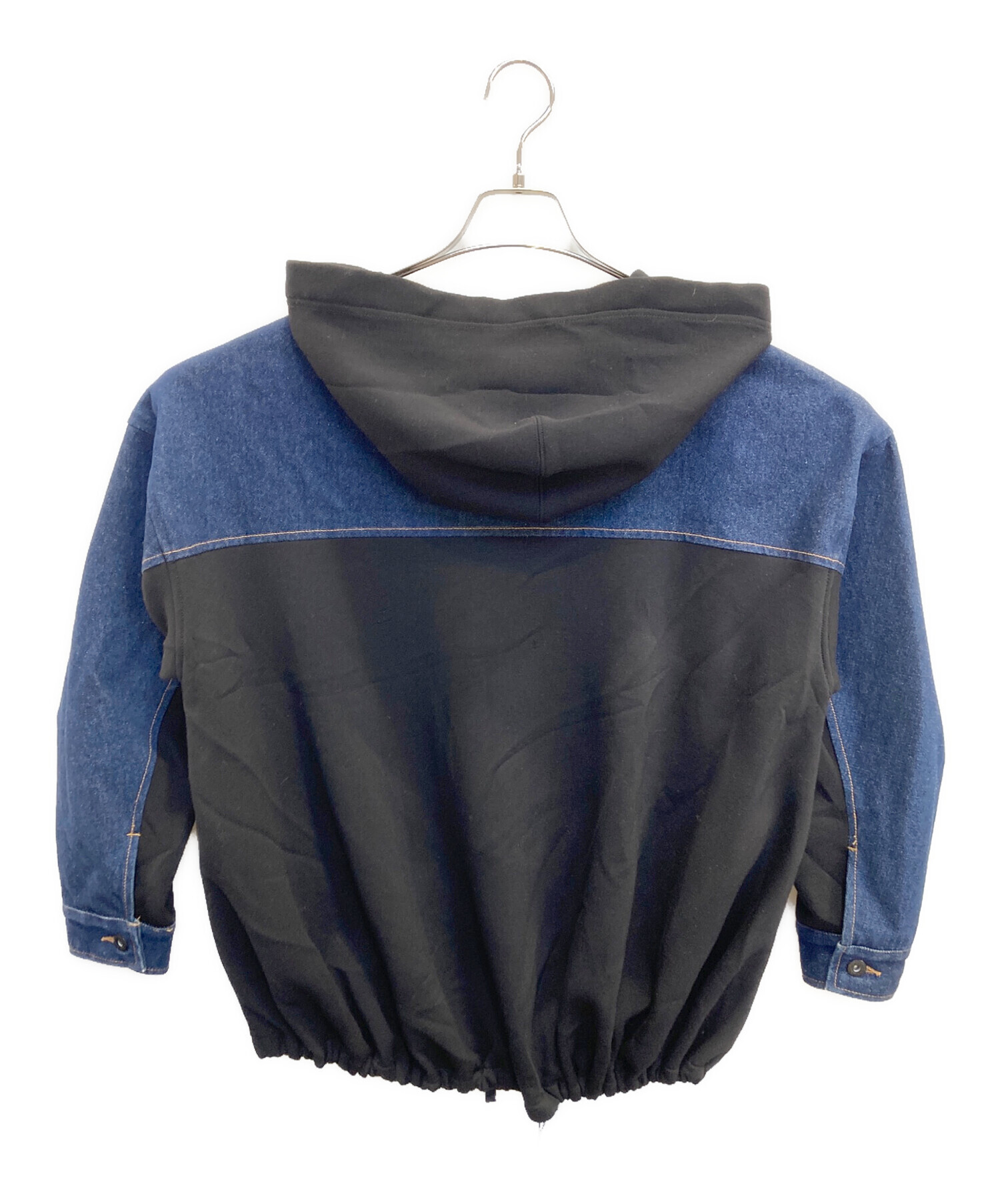 中古・古着通販】AULA AILA (アウラアイラ) フーディーデニムコンビ