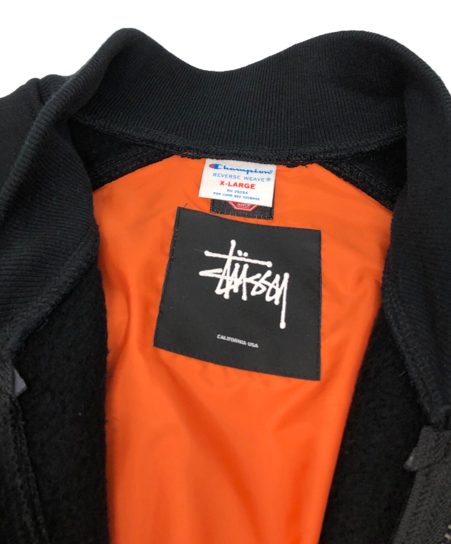 送料込☆STUSSY防風仕様 ウィンドストッパー windstopper 中古・古着通販】stussy (ステューシー) Champion (チャンピオン