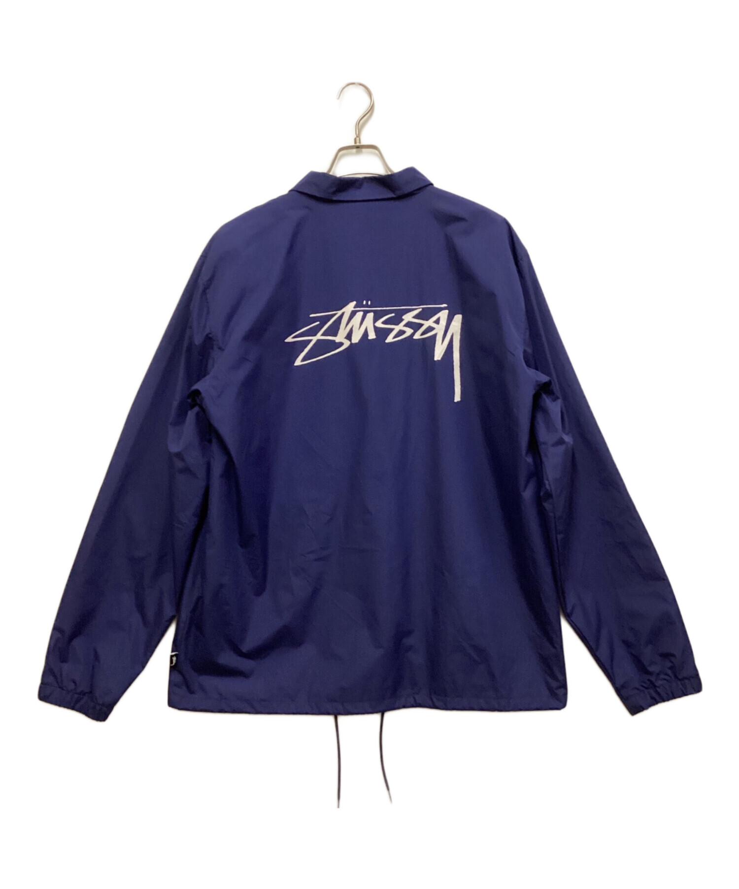 中古・古着通販】stussy (ステューシー) コーチジャケット ネイビー
