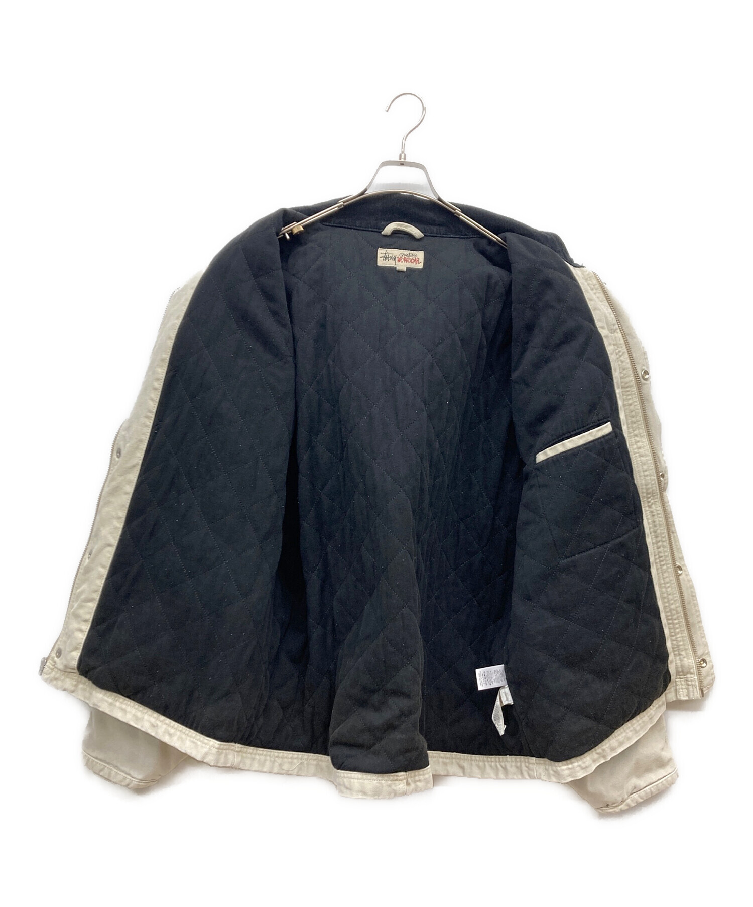 中古・古着通販】stussy (ステューシー) Washed Canvas Shop Jacket