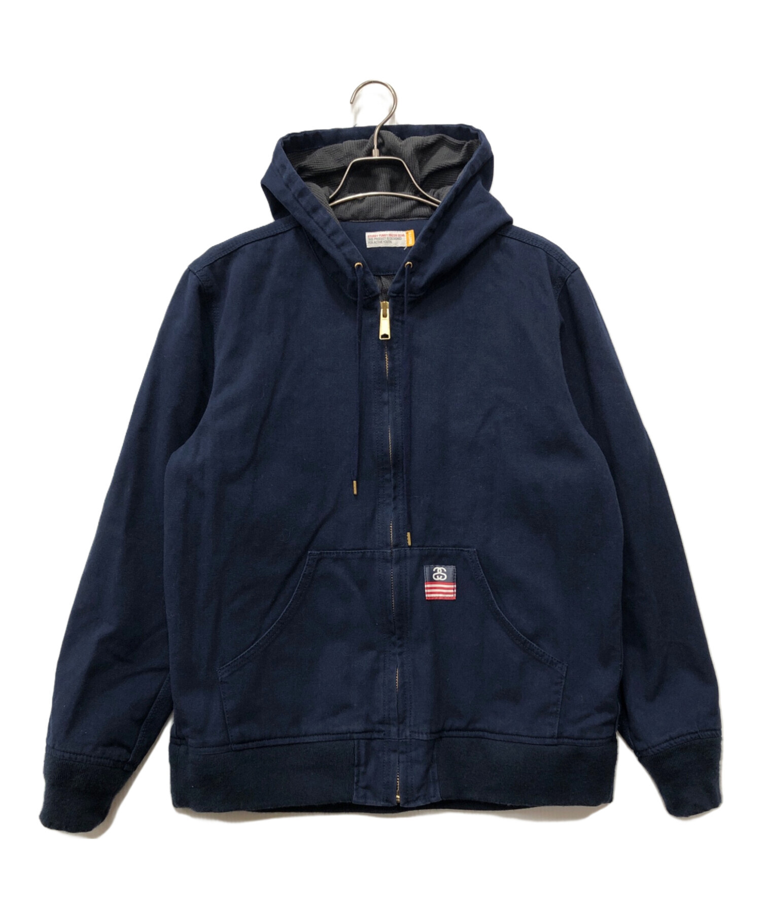中古・古着通販】stussy (ステューシー) 裏サーマル ダックジップ 