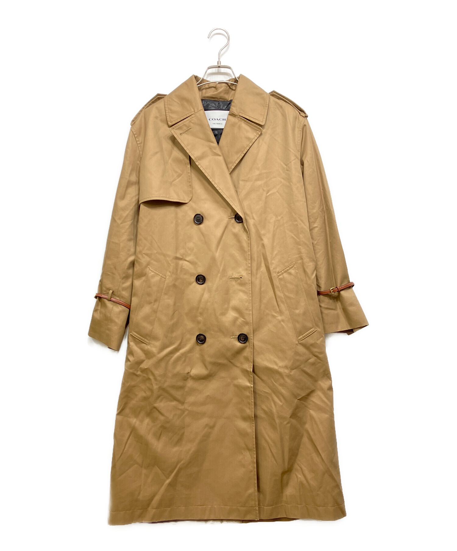 ✨美品✨COACH コーチ トレンチコート✨中古 コート トレンチ 中古・古着通販】COACH (コーチ) リラックスドダブルブレステッド