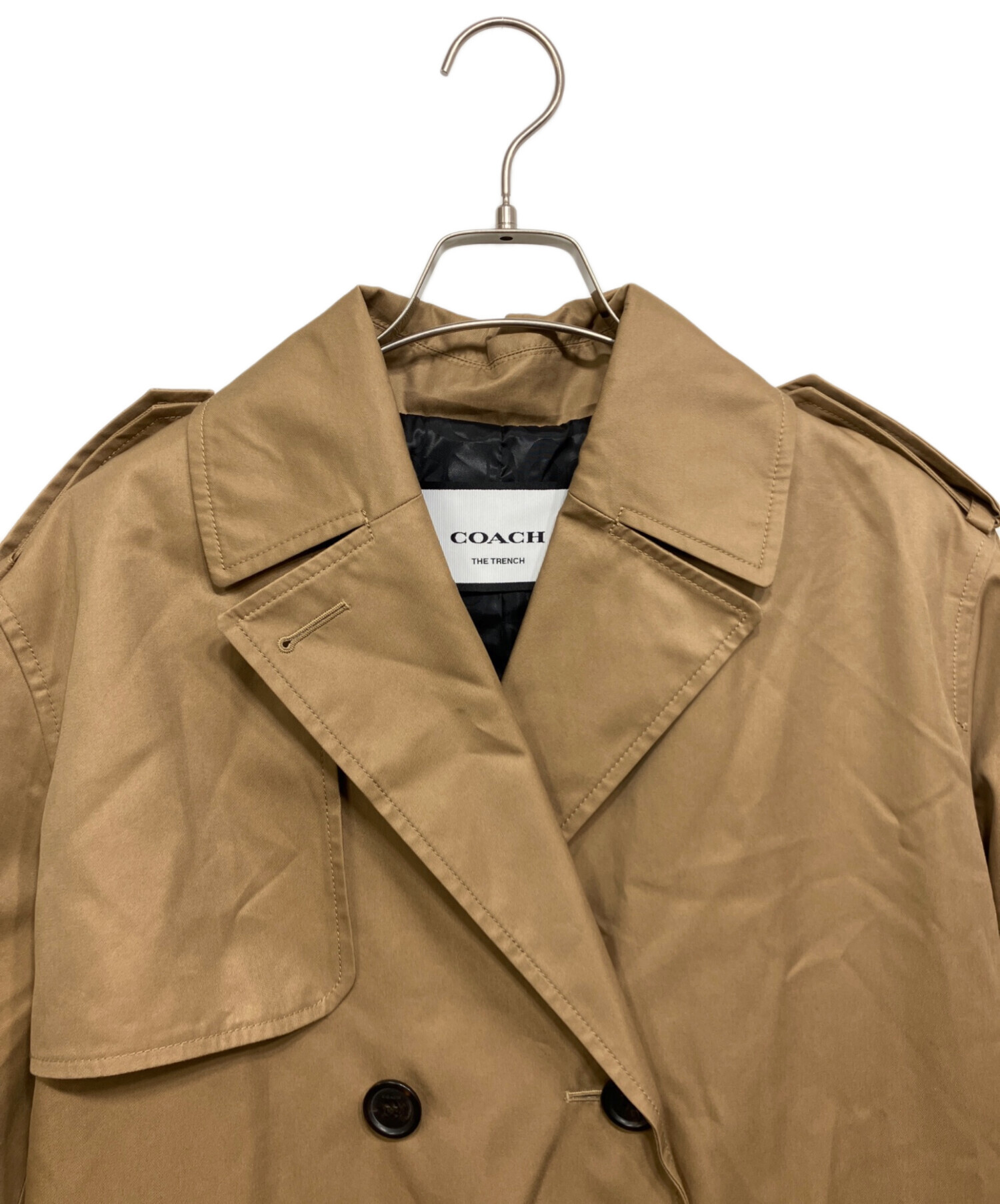 ✨美品✨COACH コーチ トレンチコート✨中古 コート トレンチ 中古・古着通販】COACH (コーチ) リラックスドダブルブレステッド