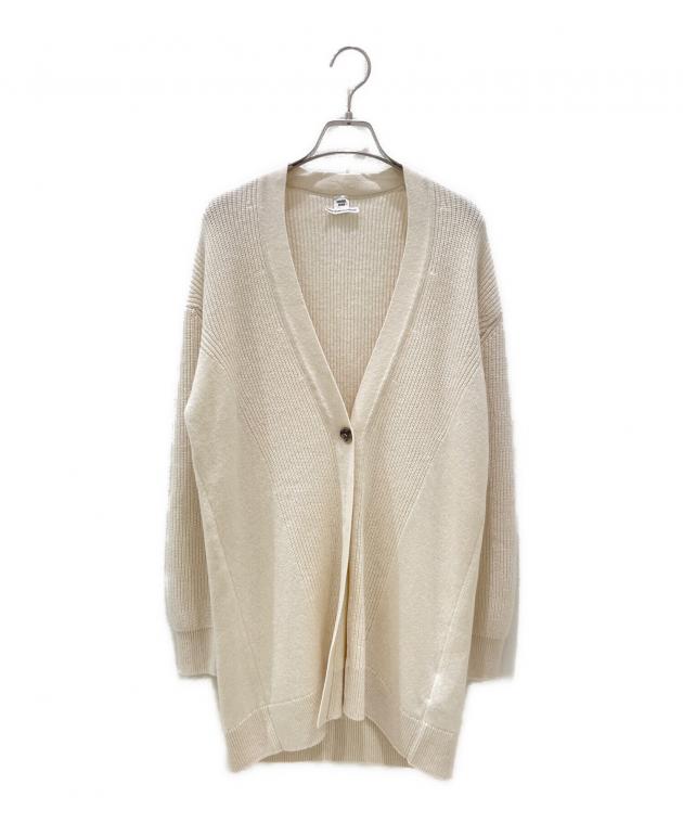 HERMÈS アイボリー カーディガン 中古・古着通販】HERMES (エルメス) カシミヤニットカーディガン