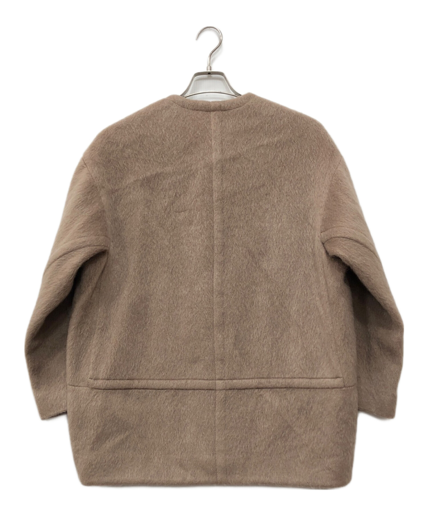 中古・古着通販】IENA (イエナ) モヘアシャギーハーフコート キャメル