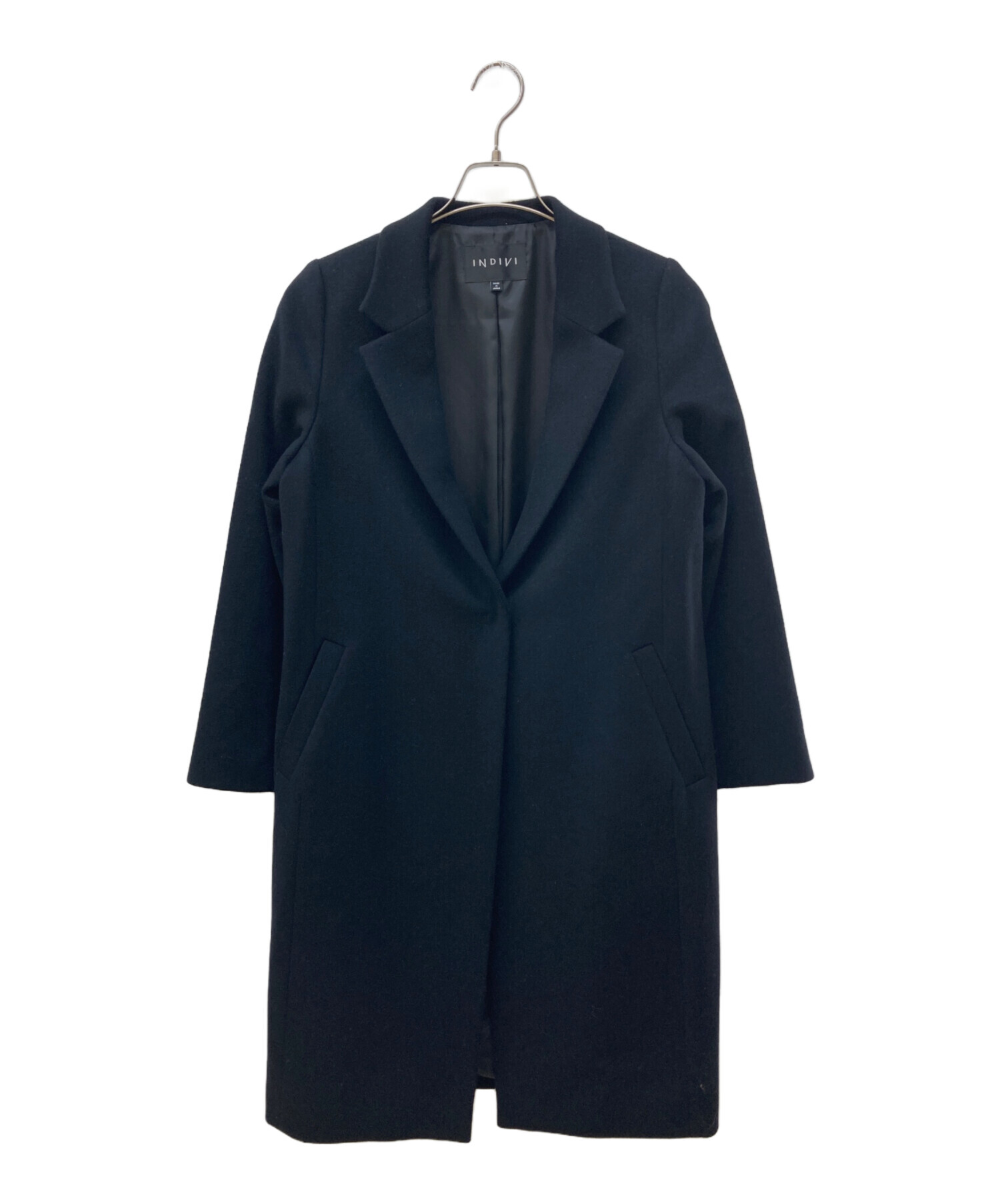 中古・古着通販】INDIVI (インディヴィ) ウール100%チェスターコート