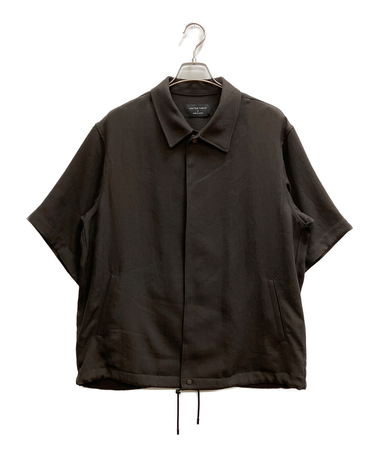UNITED TOKYO ユナイテッドトウキョウ ブルゾン S 黒 【古着】【中古】【送料無料】 中古・古着通販】UNITED TOKYO (ユナイテッドトーキョー) MODERN SILK