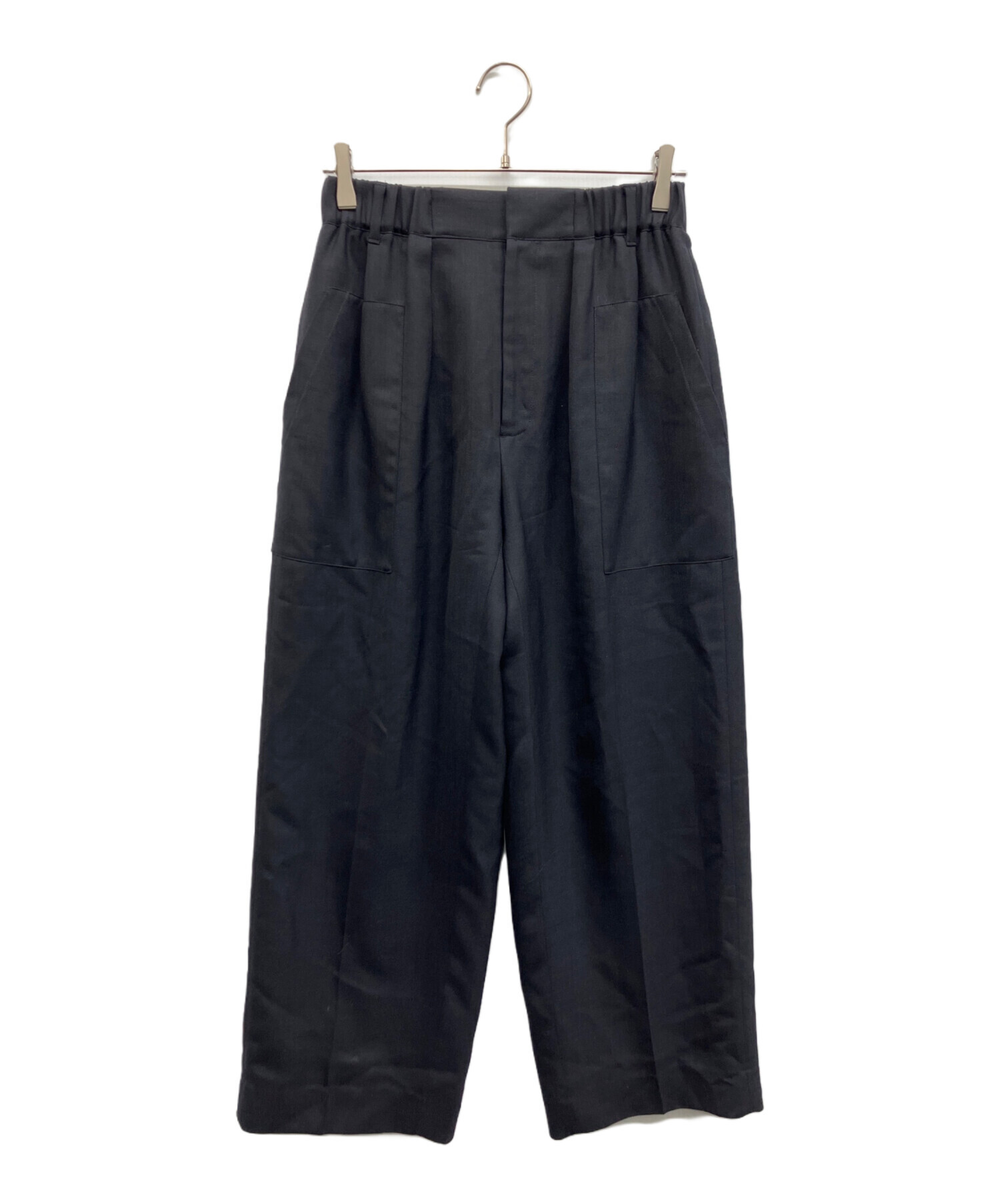 中古・古着通販】ebure (エブール) ドライビエラセンタープレスパンツ