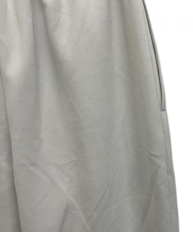 中古・古着通販】ENFOLD (エンフォルド) CARROT PANTS ライトグレー