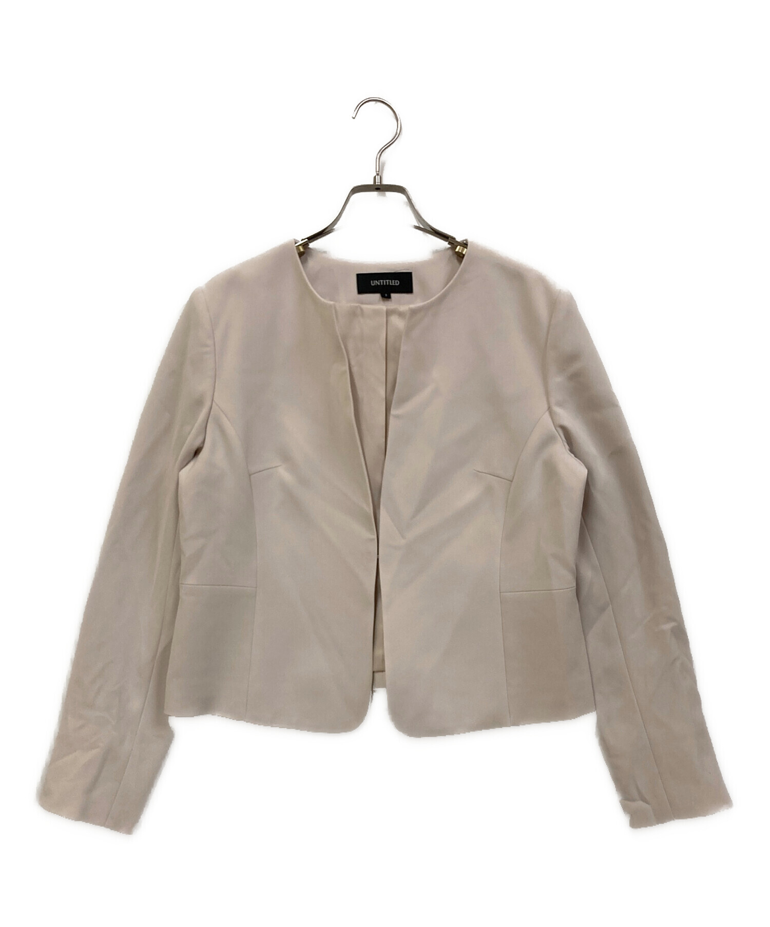中古・古着通販】UNTITLED (アンタイトル) ノーカラージャケット