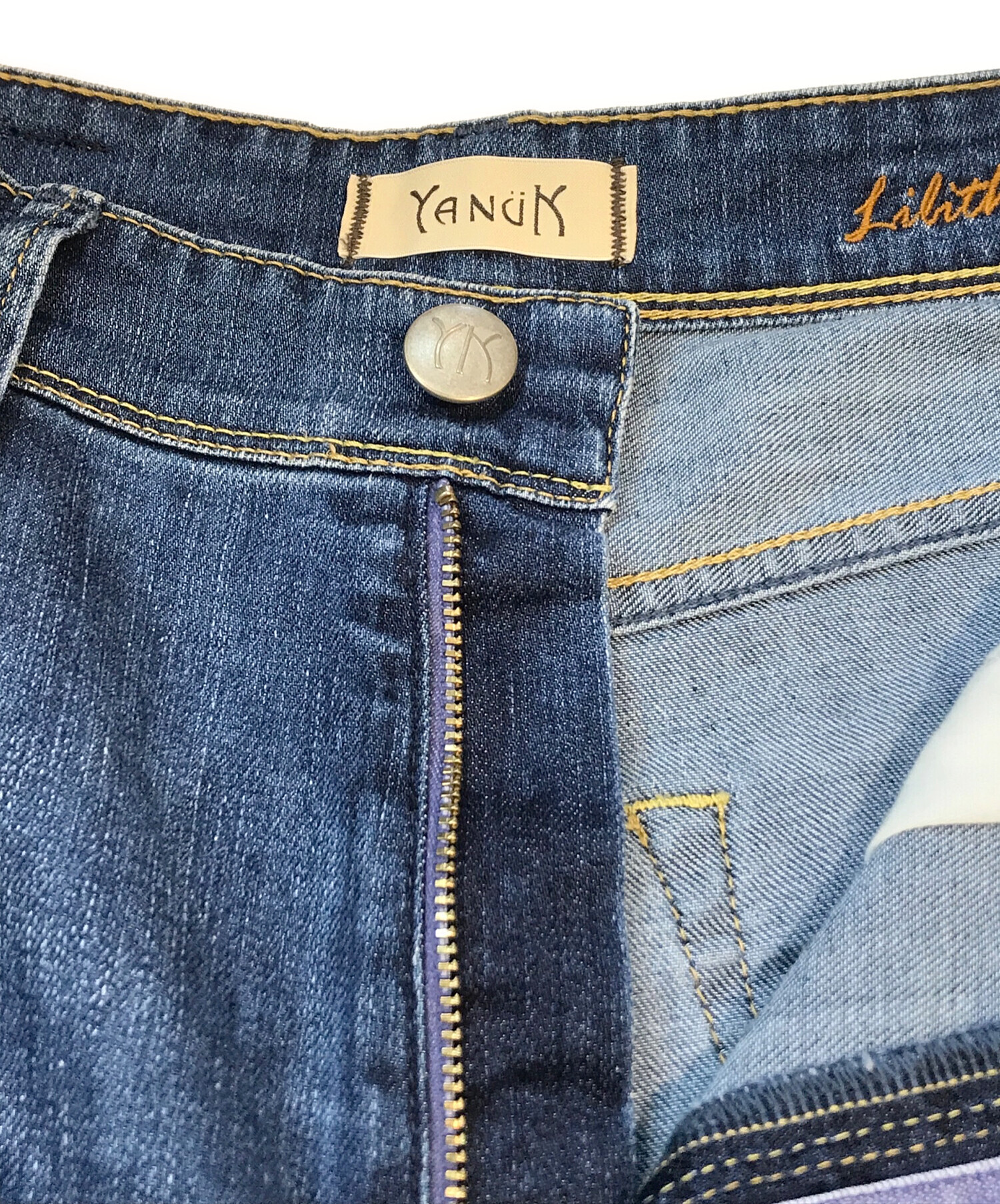 中古・古着通販】YANUK (ヤヌーク) LILITH ワイドストレートデニム
