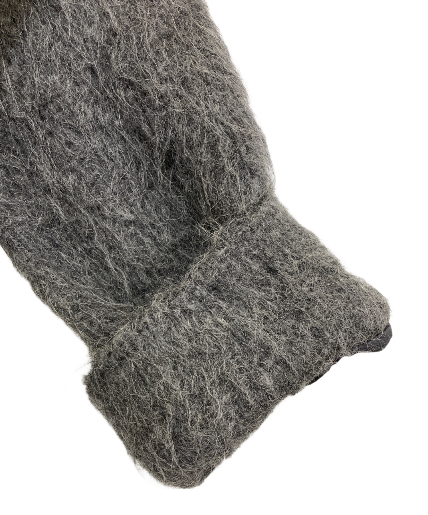 中古・古着通販】Leilian (レリアン) アルパカ混カラーレスロング