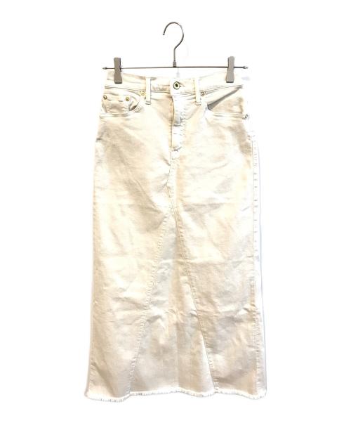 オンライン 在庫 GOOD GRIEFグッドグリーフA Line Fringe Hem Skirt