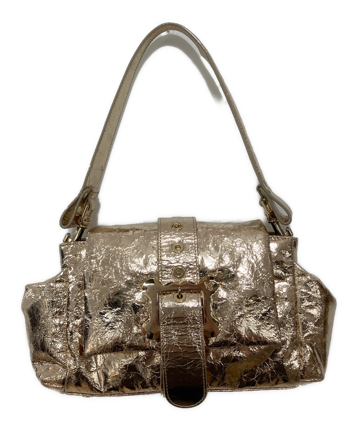 ヴィヴィアン・ウェストウッド　バッグ　ゴールド 中古・古着通販】Vivienne Westwood (ヴィヴィアンウエストウッド