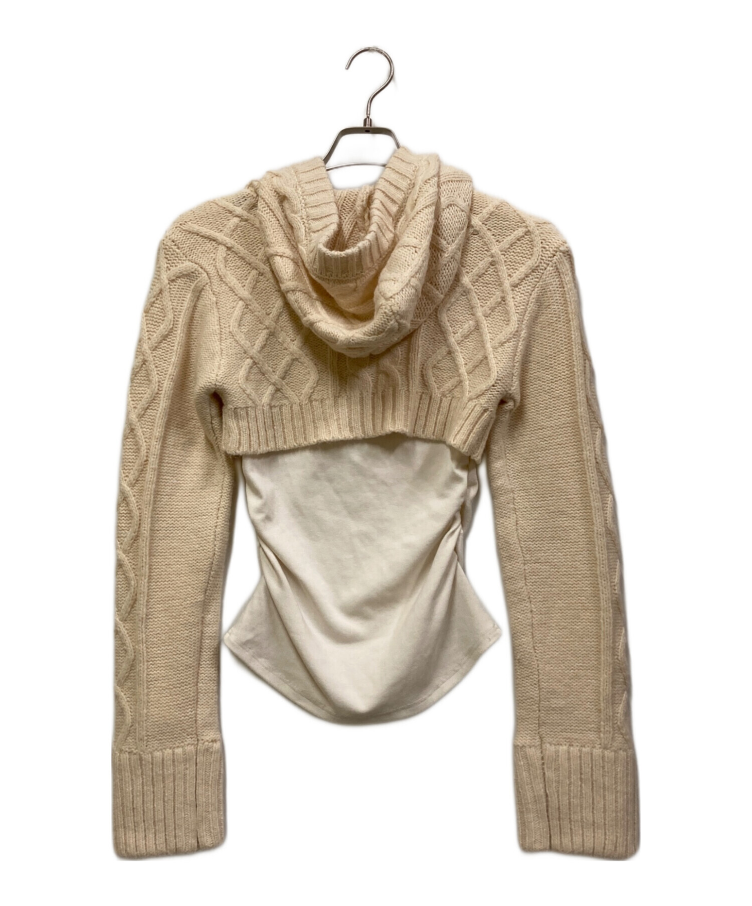 トップス andmary Mary logo cable knit set pink トップス andmary Mary logo cable knit set pink ANDMARY】Mary logo