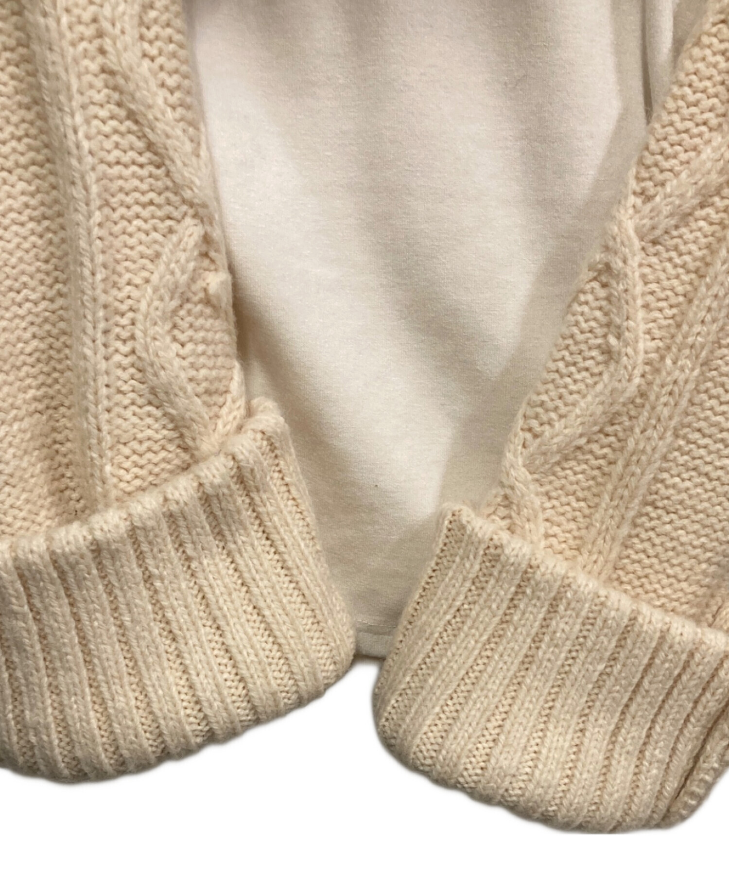 中古・古着通販】ANDMARY (アンドマリー) Mary logo cable knit set