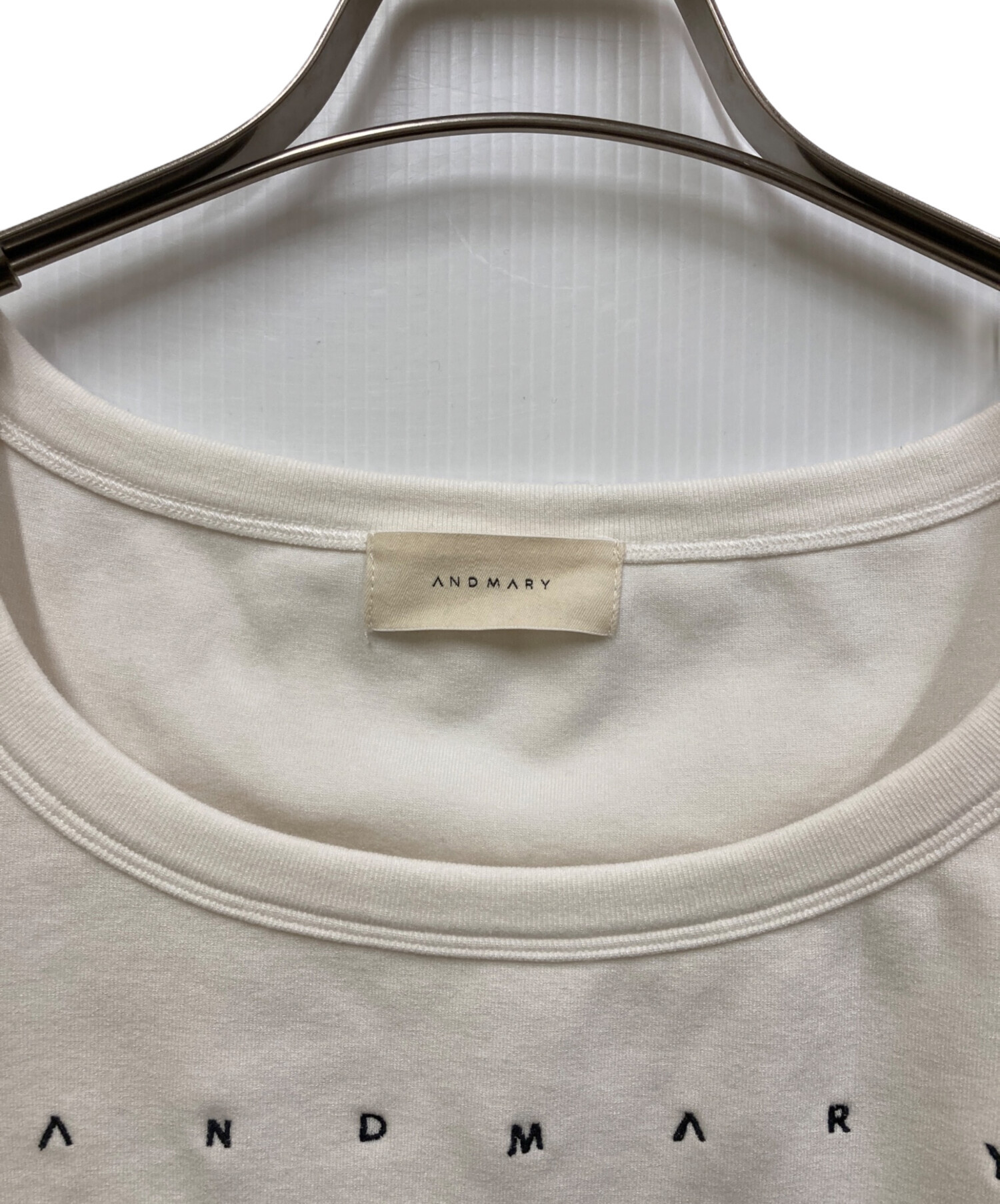 中古・古着通販】ANDMARY (アンドマリー) Mary logo cable knit set