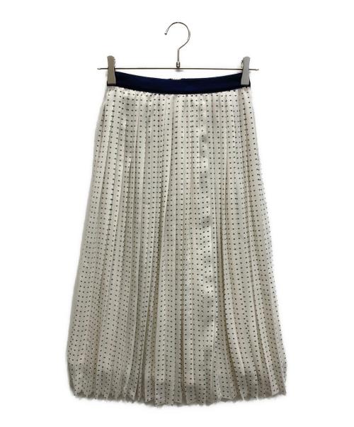 【美品】ANAYI ピンドットプリントプリーツ スカート 中古・古着通販】ANAYI (アナイ) ピンドットプリントプリーツ スカート