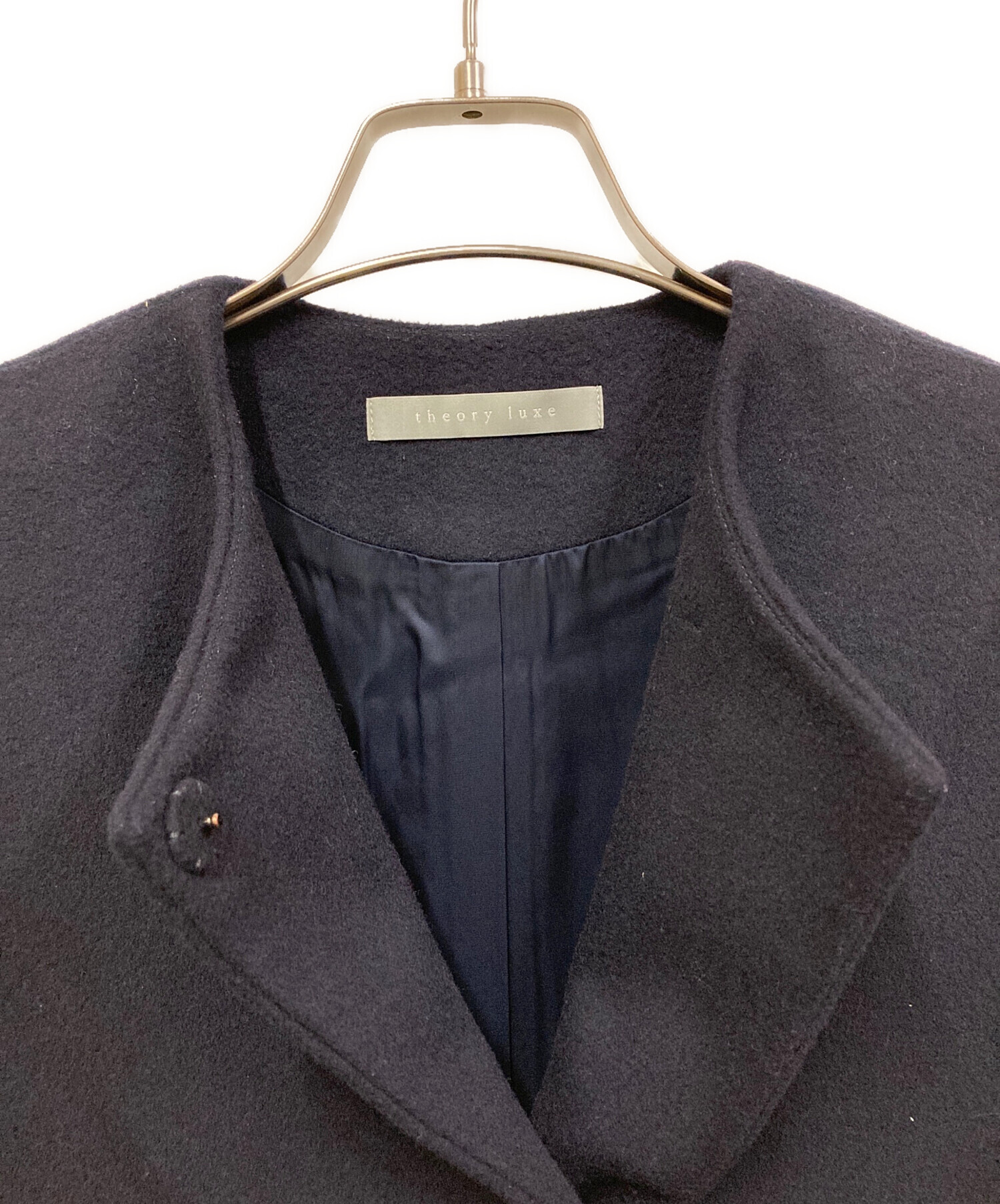 中古・古着通販】theory luxe (セオリーリュクス) ノーカラーコート