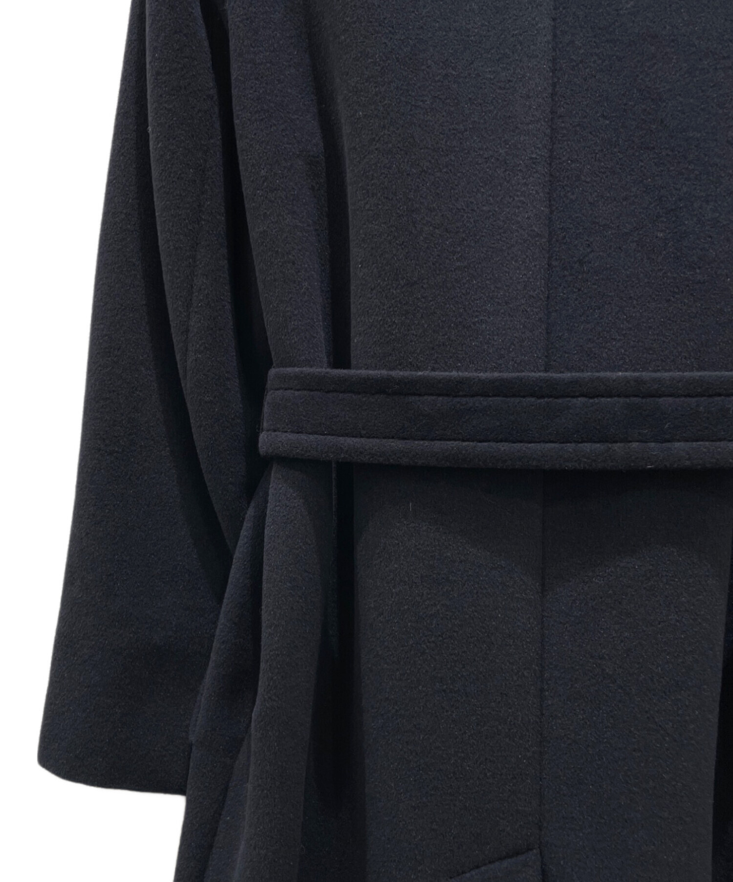 中古・古着通販】MaxMara (マックスマーラ) アンゴラウールベルテッド