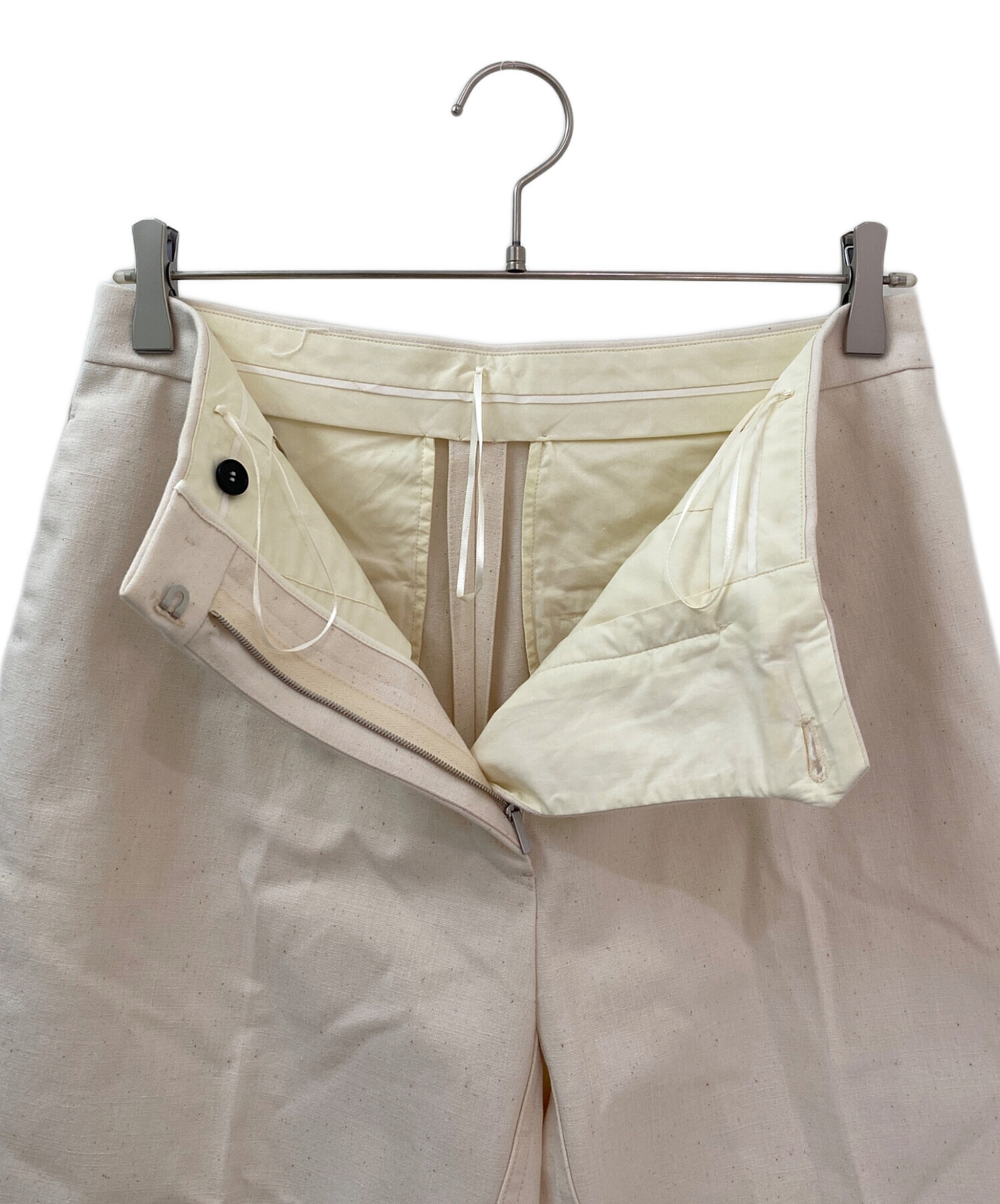 中古・古着通販】JIL SANDER (ジルサンダー) カーブパンツ ナチュラル