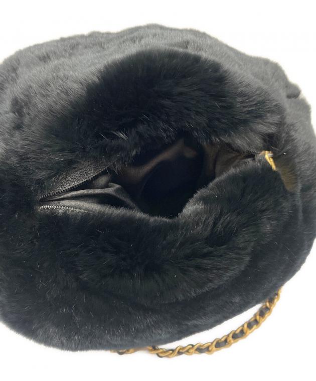 中古・古着通販】CHANEL (シャネル) ラパン ファーチェーンショルダー
