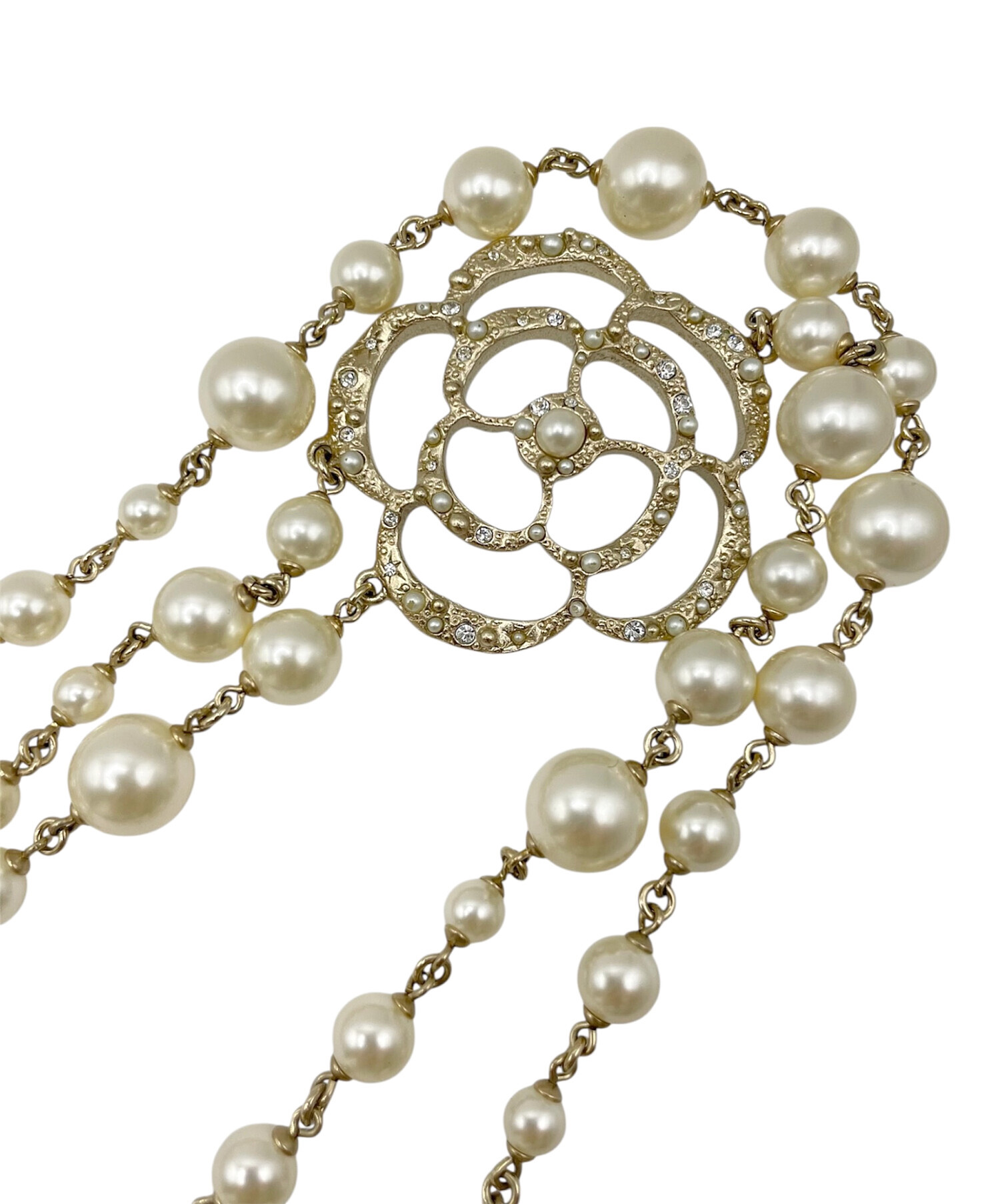 CHANELネックレスココマークカメリアパール GABRIELLE CHANEL シャネル ネックレス レディース ココマーク